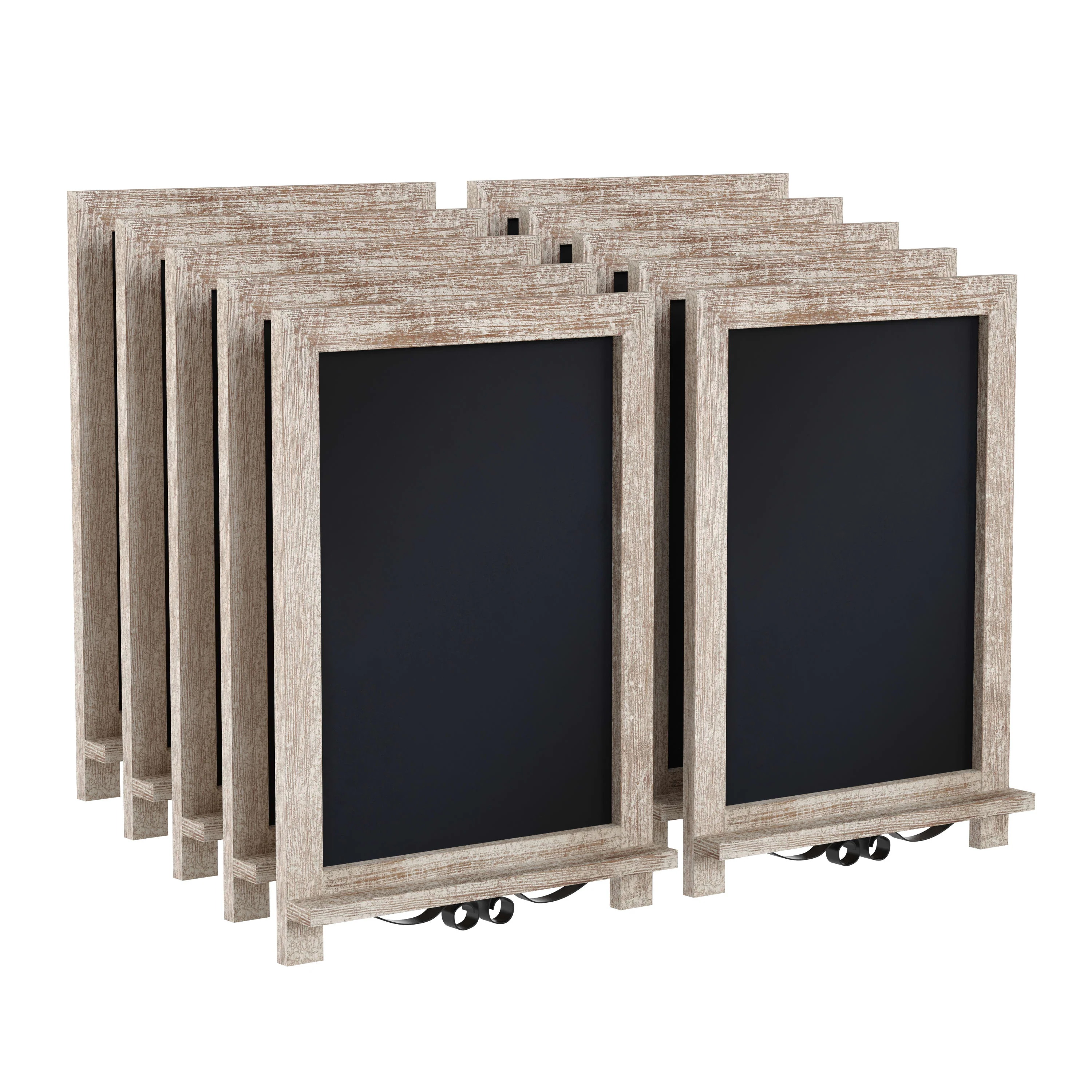 Canterbury Tabletop Magnetic Chalkboards Sign with Metal Scrolled Legs, Hanging Wall Chalkboards, Countertop Memo Board - Image 27