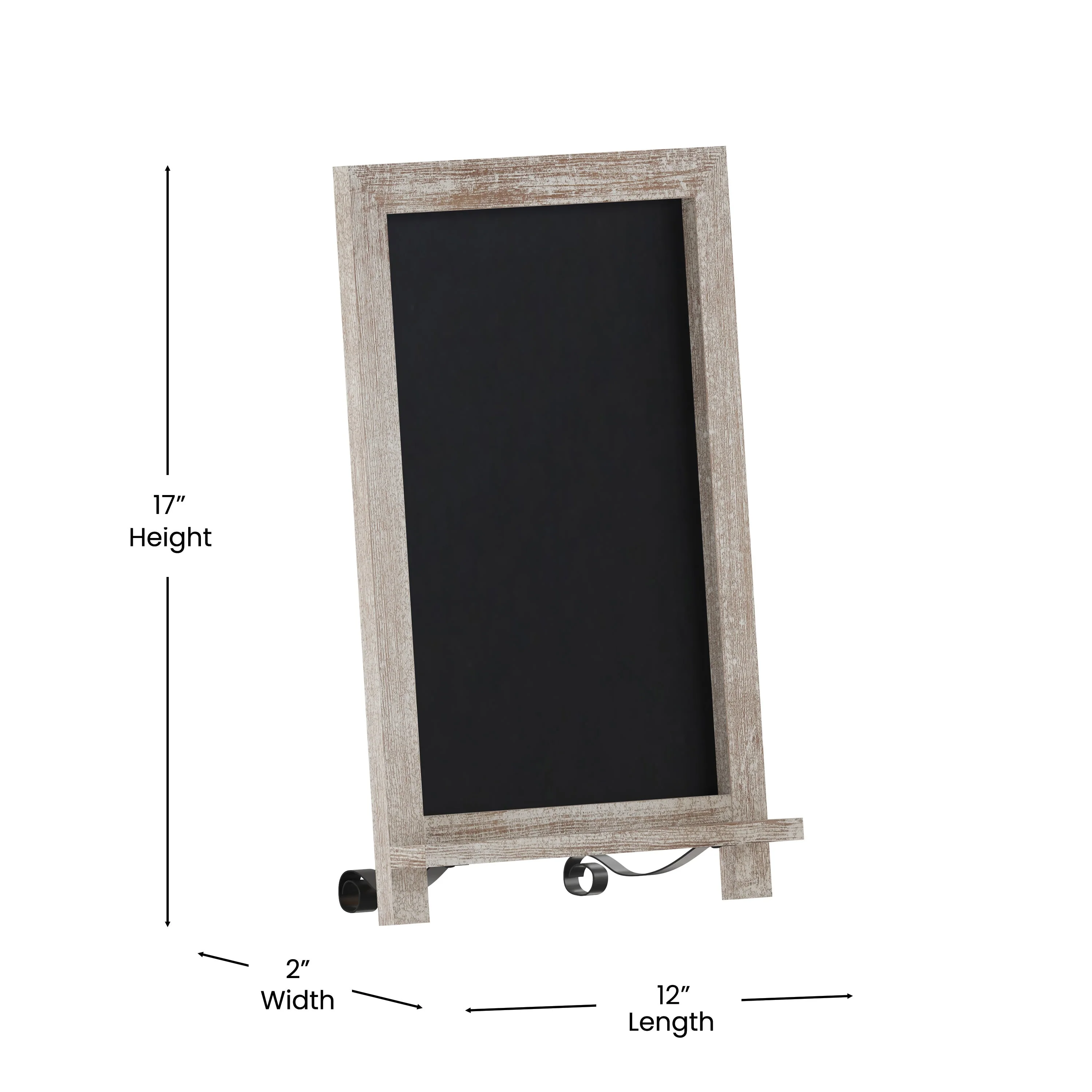 Canterbury Tabletop Magnetic Chalkboards Sign with Metal Scrolled Legs, Hanging Wall Chalkboards, Countertop Memo Board - Image 32