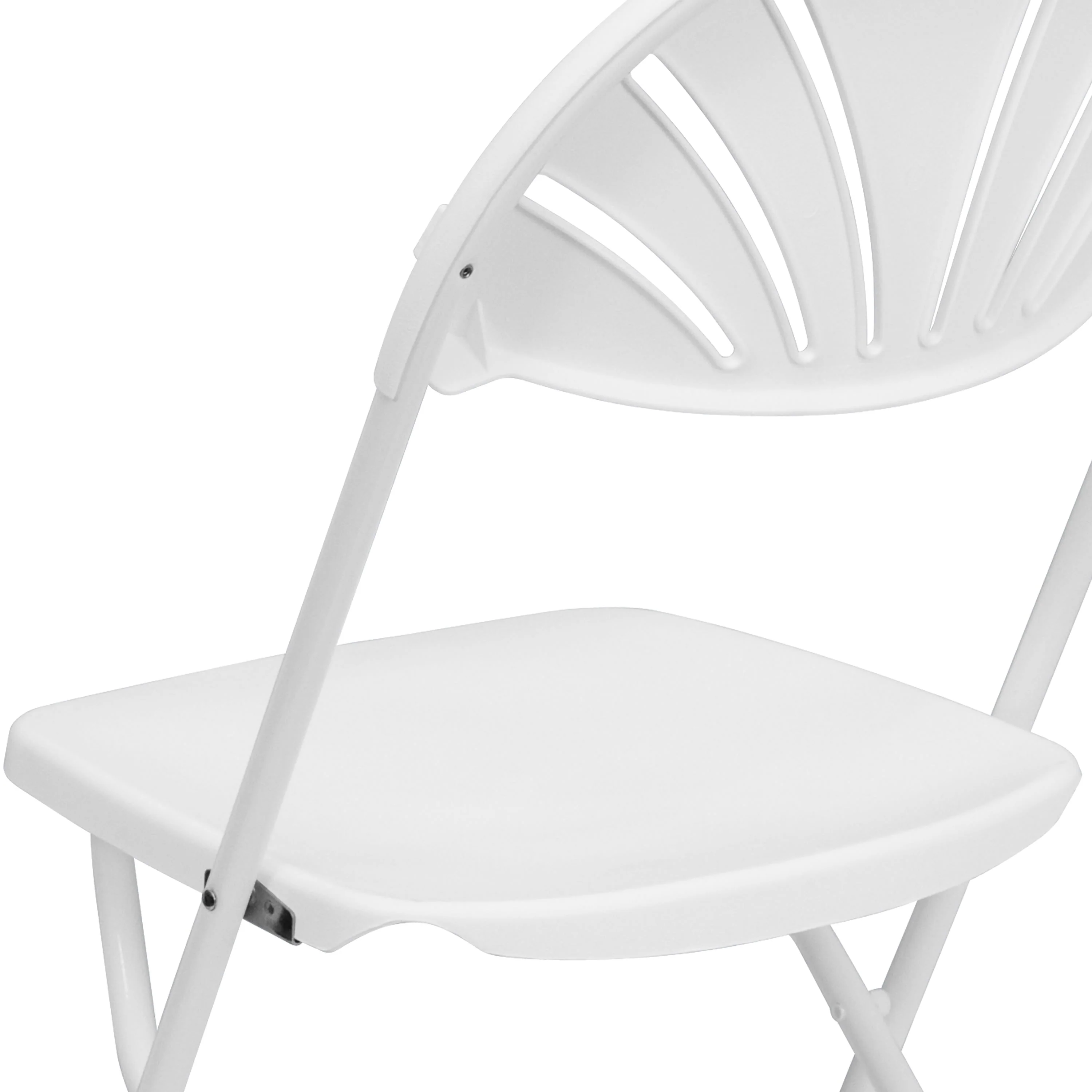 HERCULES Series 650 lb. Capacity Plastic Fan Back Folding Chair - Image 101
