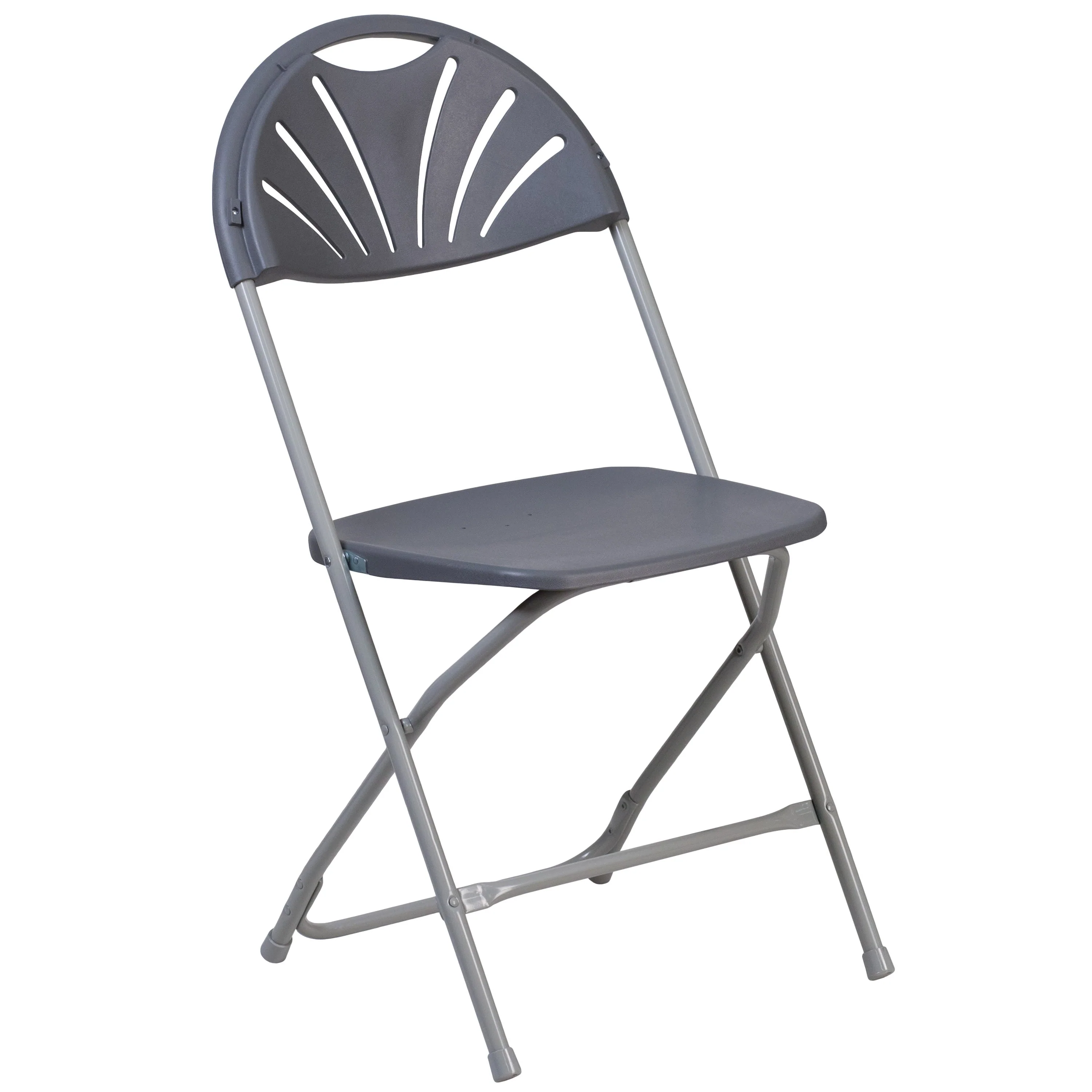 HERCULES Series 650 lb. Capacity Plastic Fan Back Folding Chair - Image 106