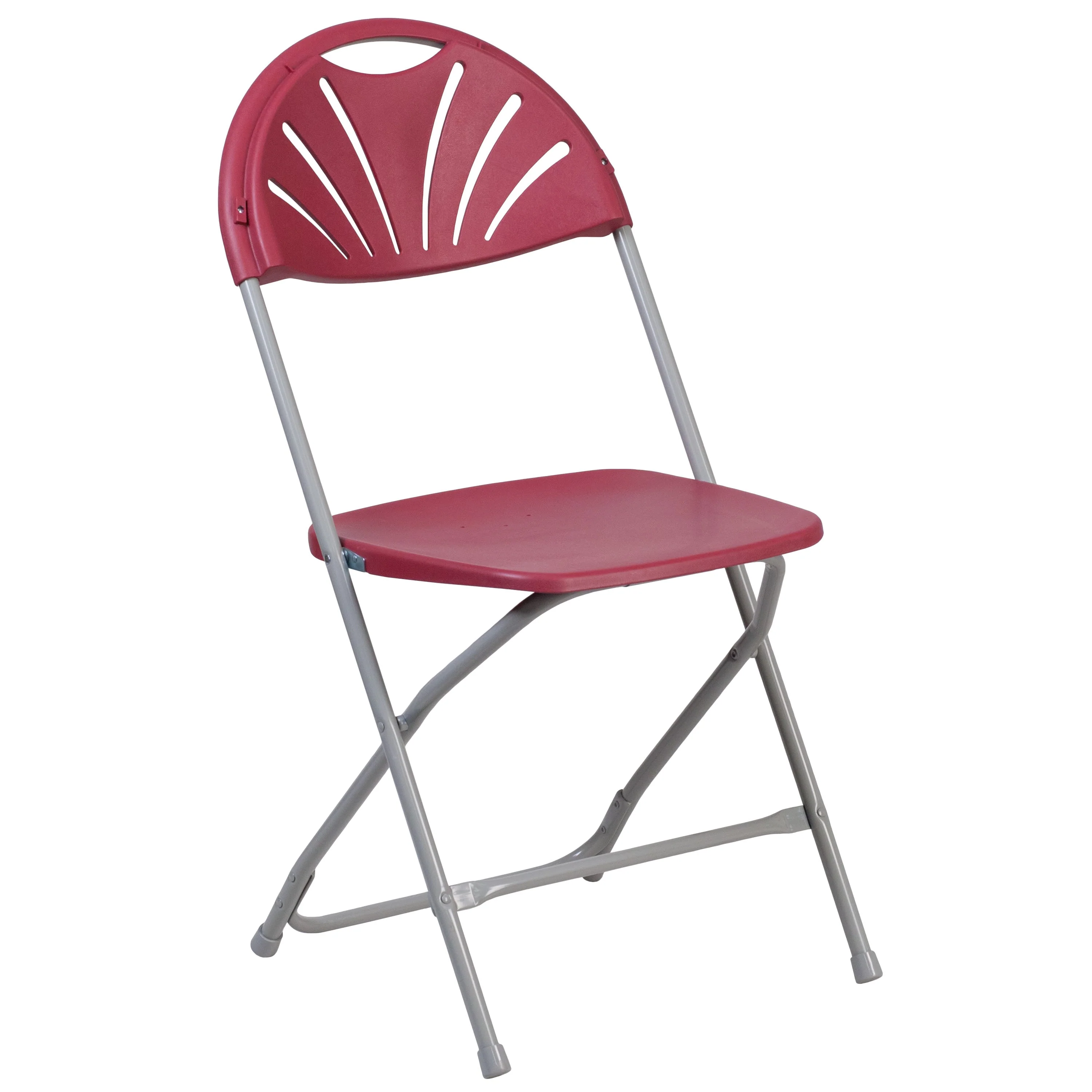 HERCULES Series 650 lb. Capacity Plastic Fan Back Folding Chair - Image 118