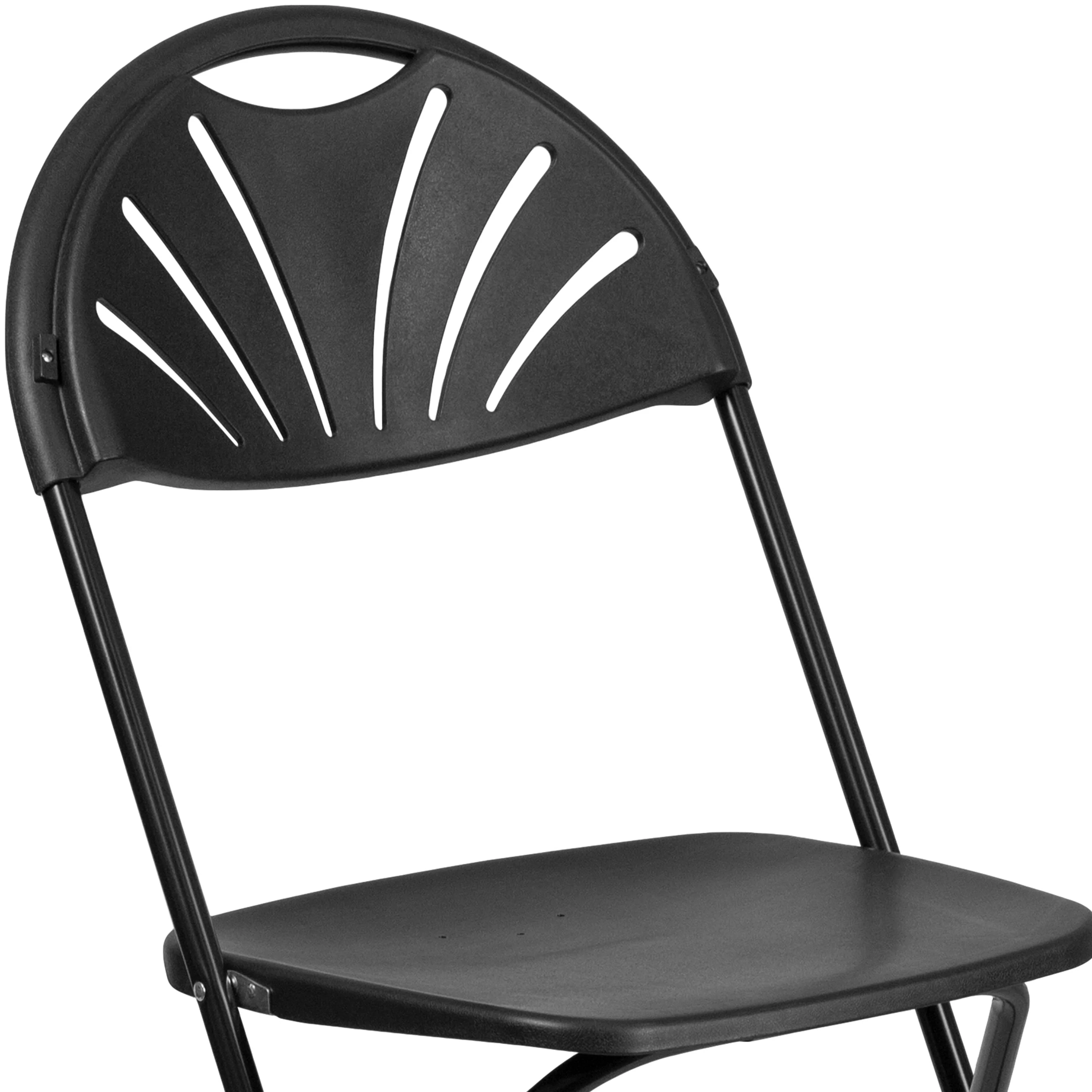 HERCULES Series 650 lb. Capacity Plastic Fan Back Folding Chair - Image 23