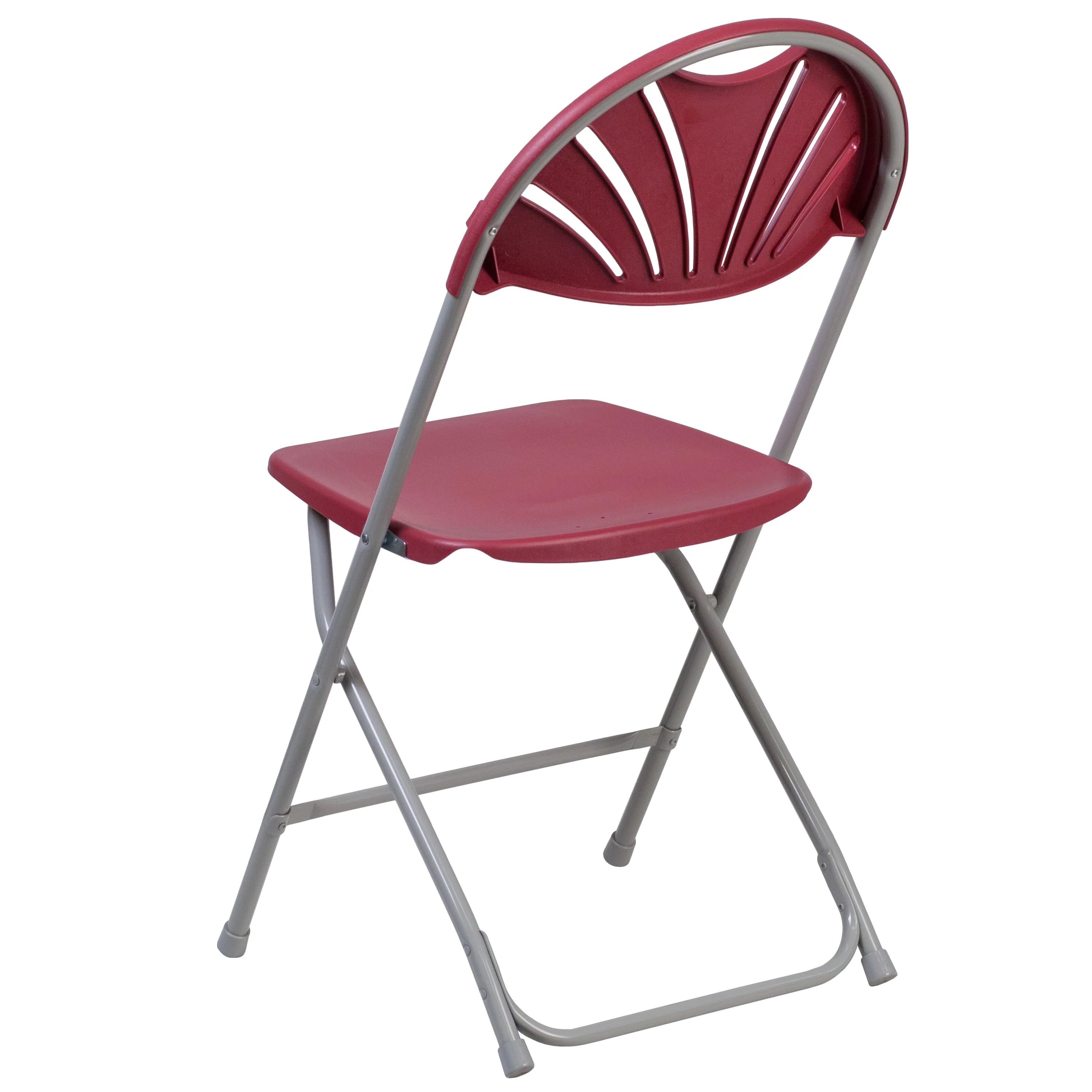HERCULES Series 650 lb. Capacity Plastic Fan Back Folding Chair - Image 31