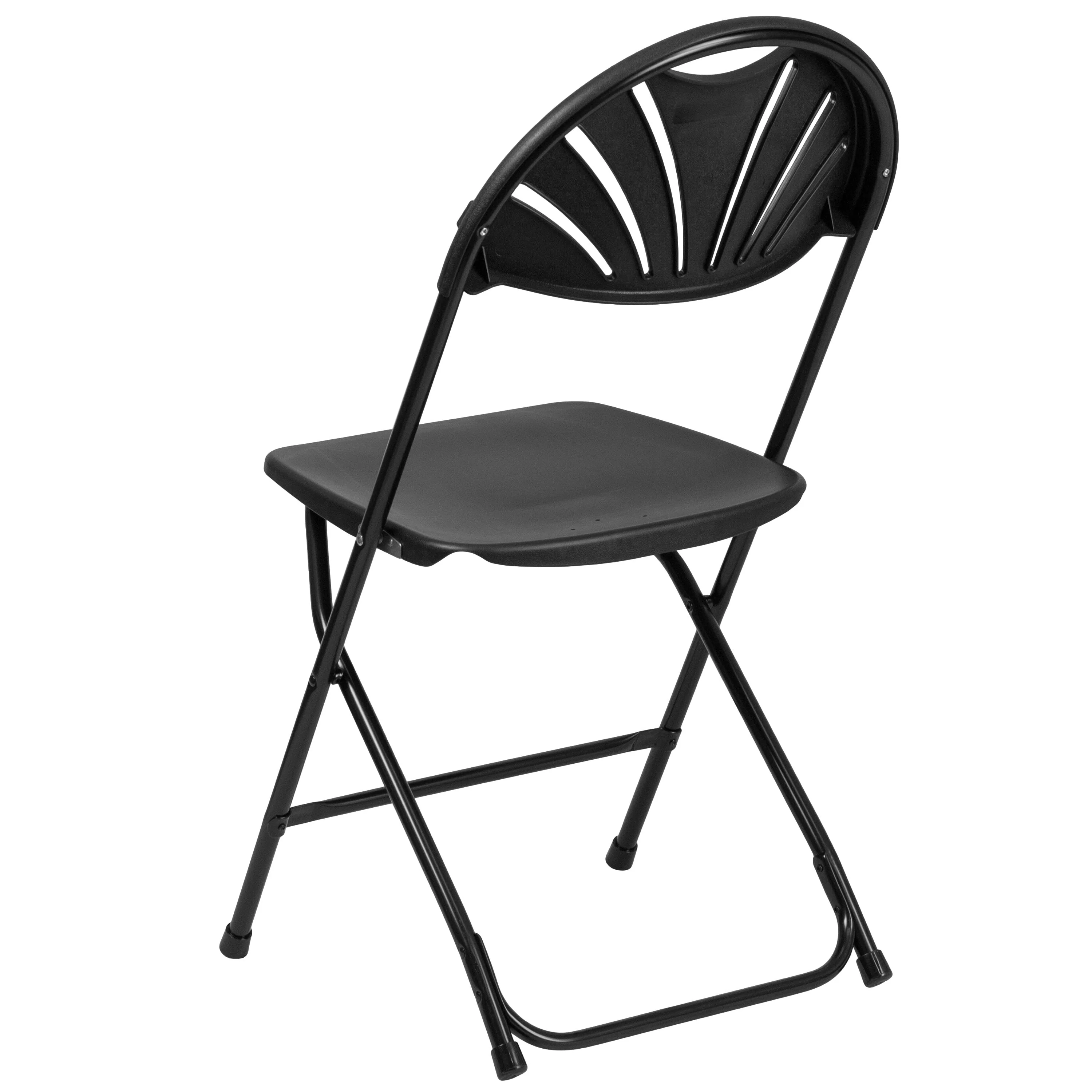 HERCULES Series 650 lb. Capacity Plastic Fan Back Folding Chair - Image 76