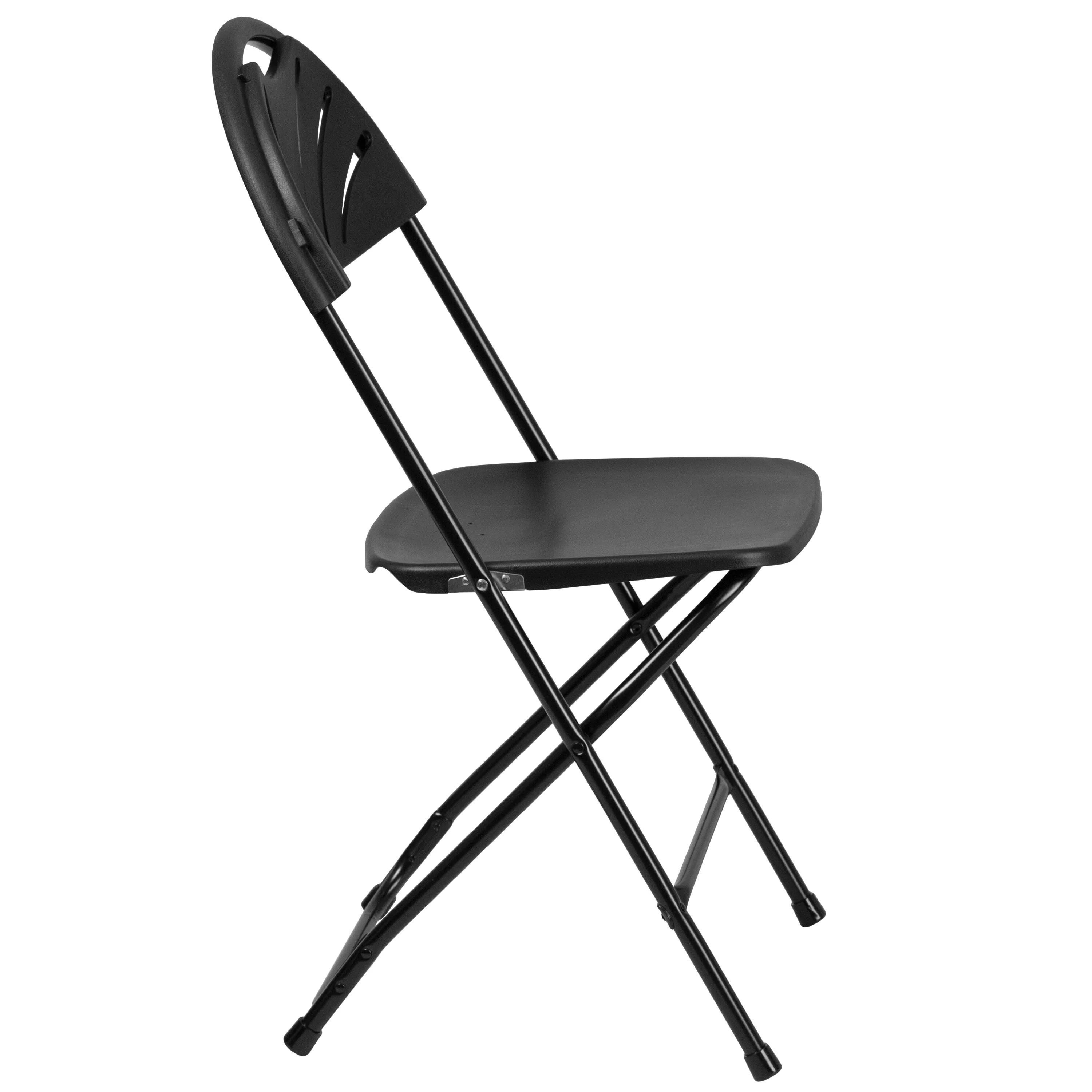 HERCULES Series 650 lb. Capacity Plastic Fan Back Folding Chair - Image 78