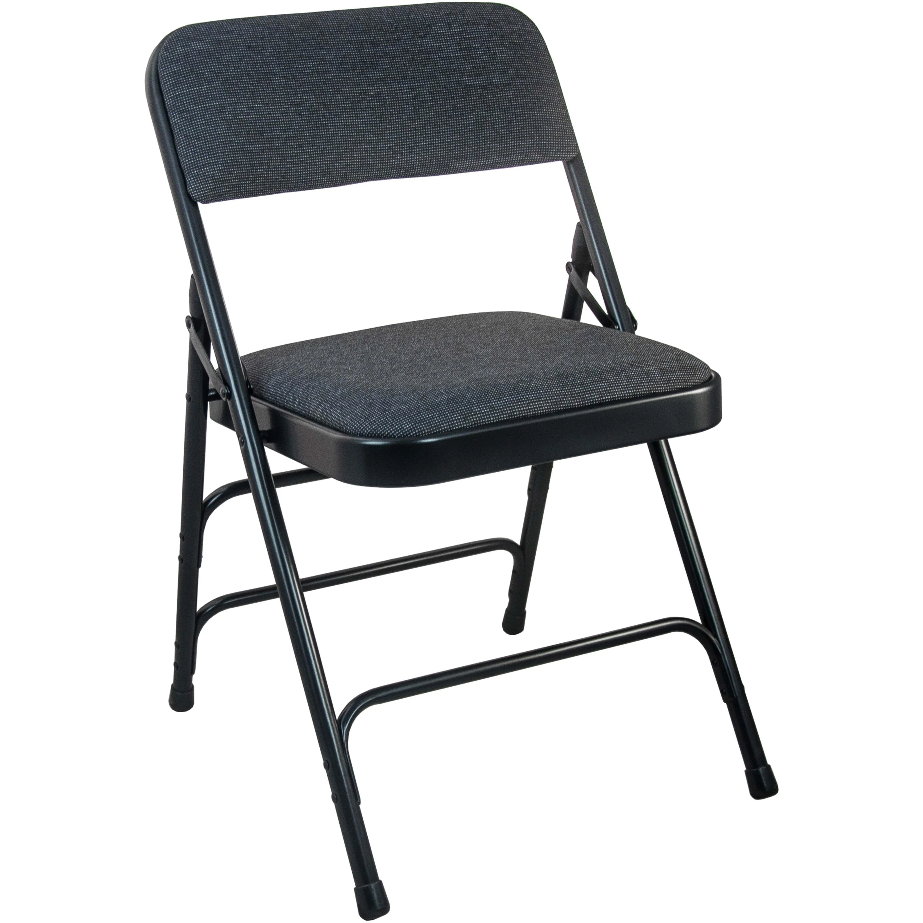 Advantage Padded Metal Folding Chair - Fabric Seat - Image 9
