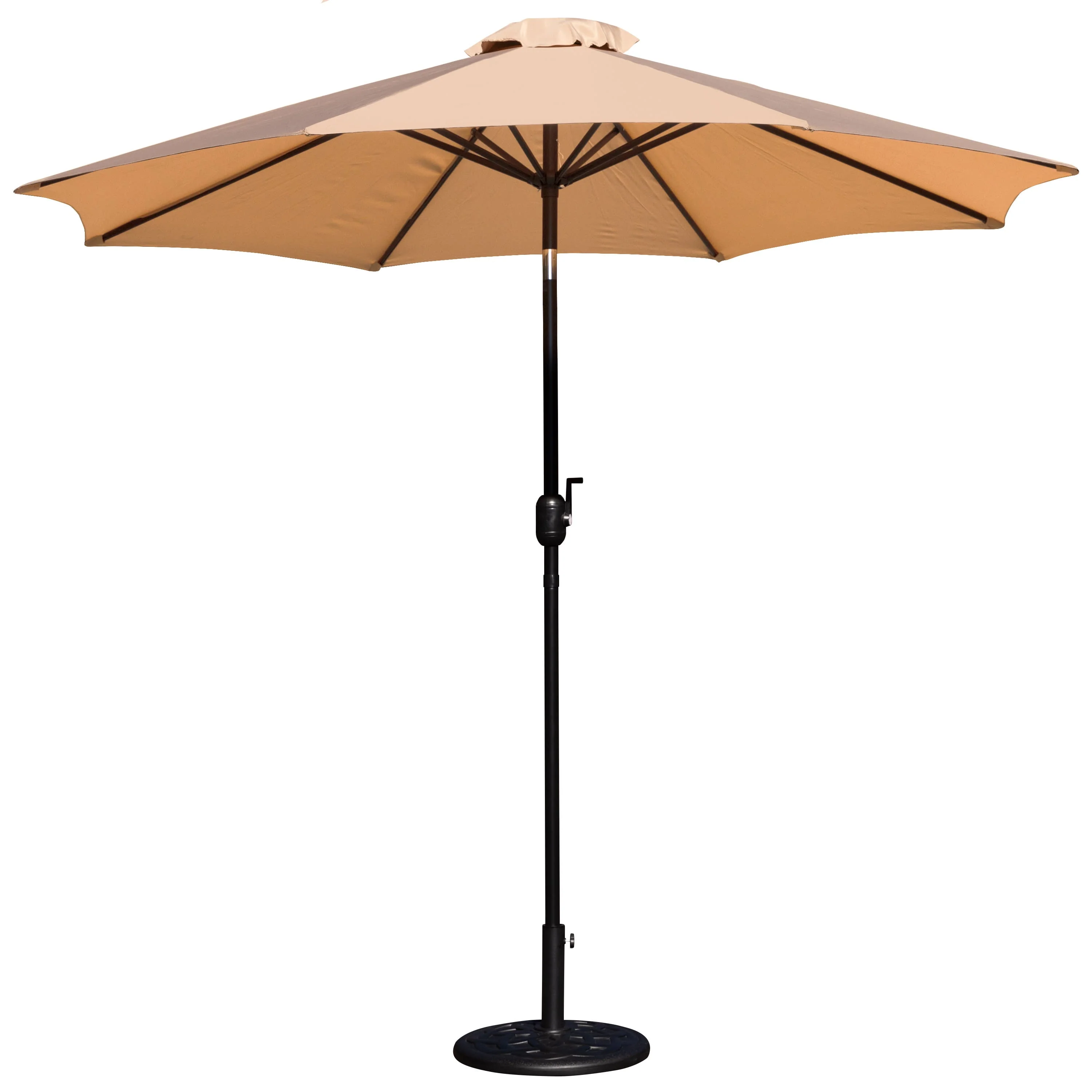 Kona9 FT Round Umbrella with Crank and Tilt Function and Standing Umbrella Base - Image 13