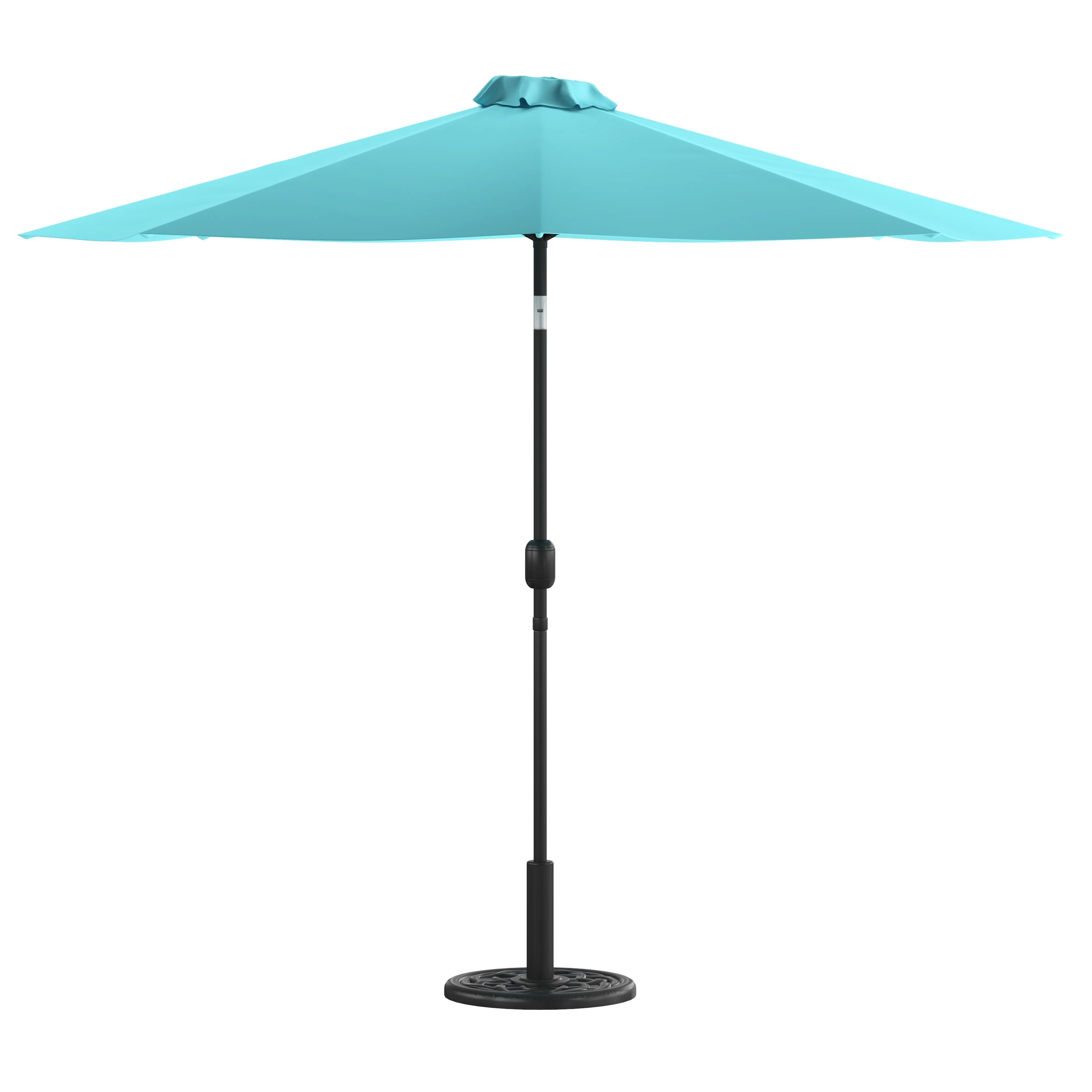 Kona9 FT Round Umbrella with Crank and Tilt Function and Standing Umbrella Base - Image 25
