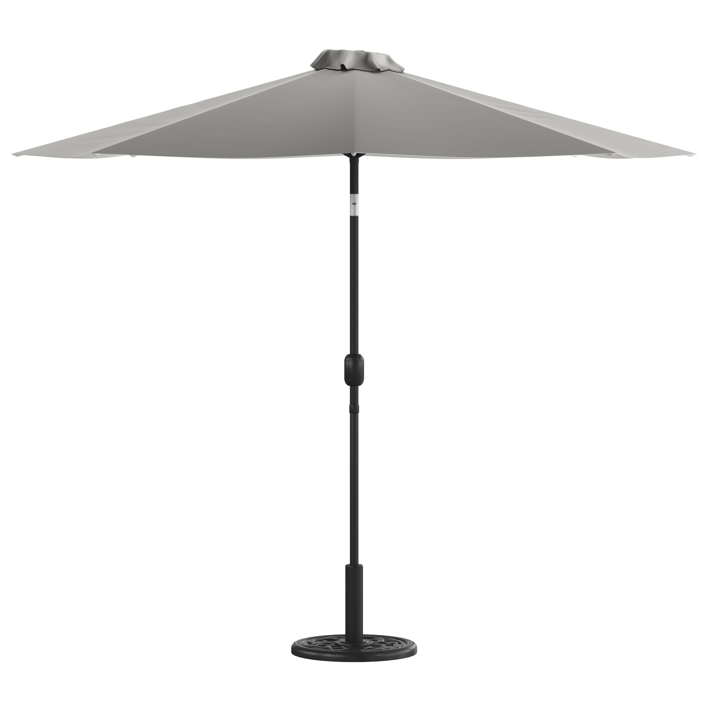 Kona9 FT Round Umbrella with Crank and Tilt Function and Standing Umbrella Base - Image 65