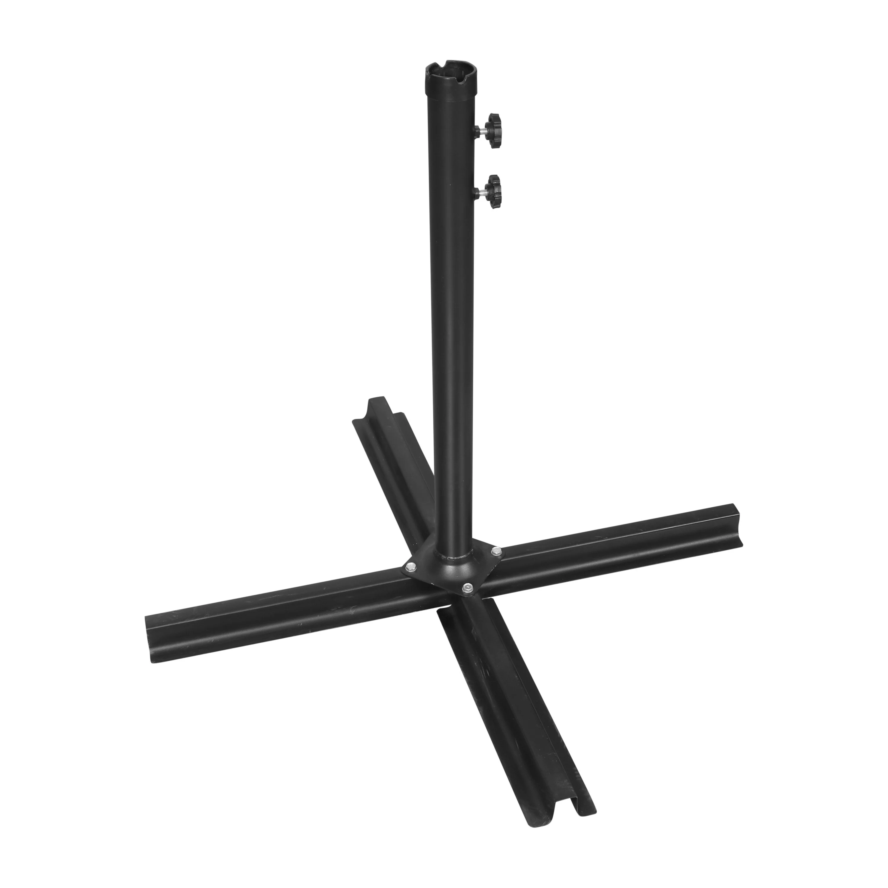 Sedona Commercial Grade 10ft Round Solar LED Cantilever Umbrella with Easy Lift and Tilt Function, Built in Cross Base - Image 10