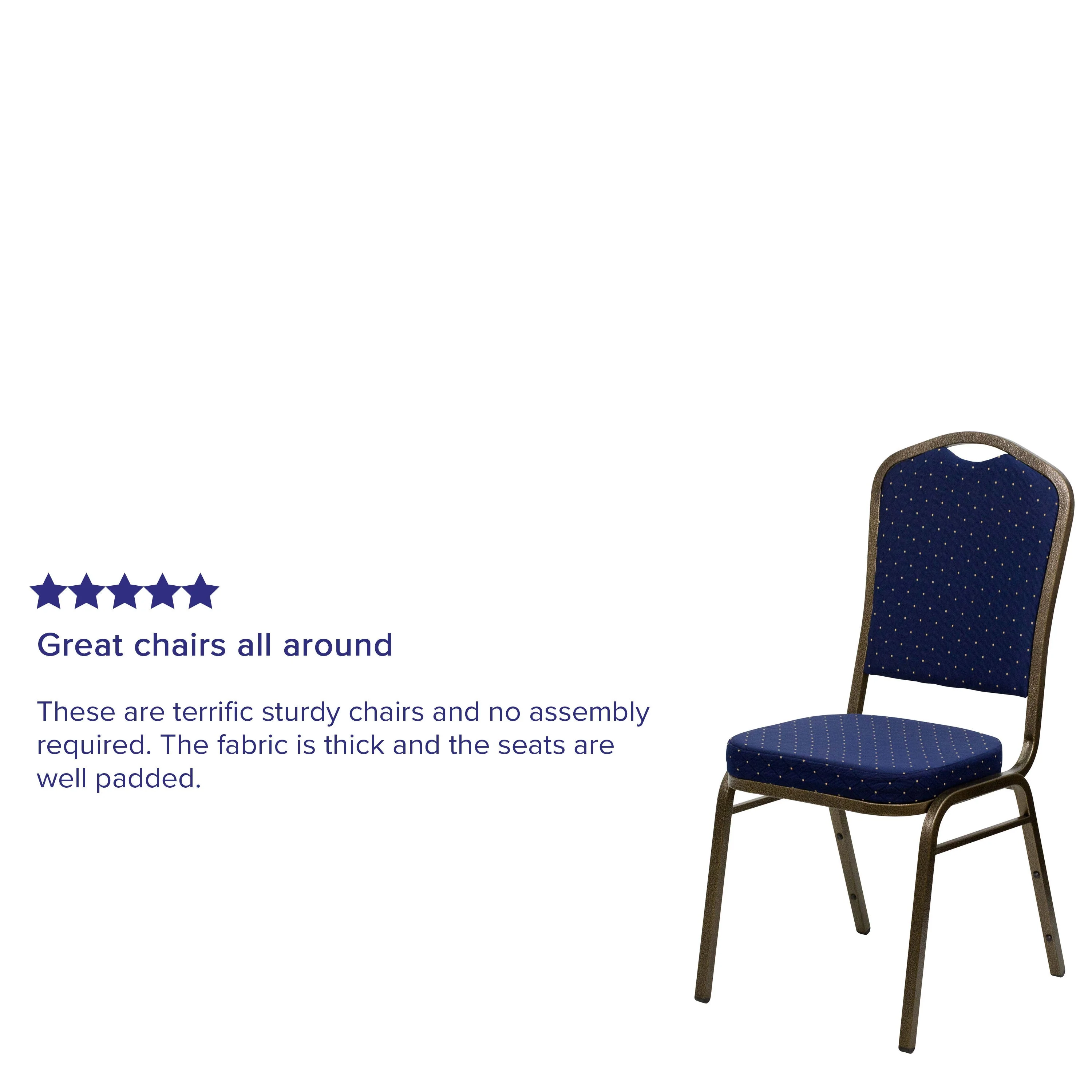 HERCULES Series Crown Back Stacking Banquet Chair - Image 112