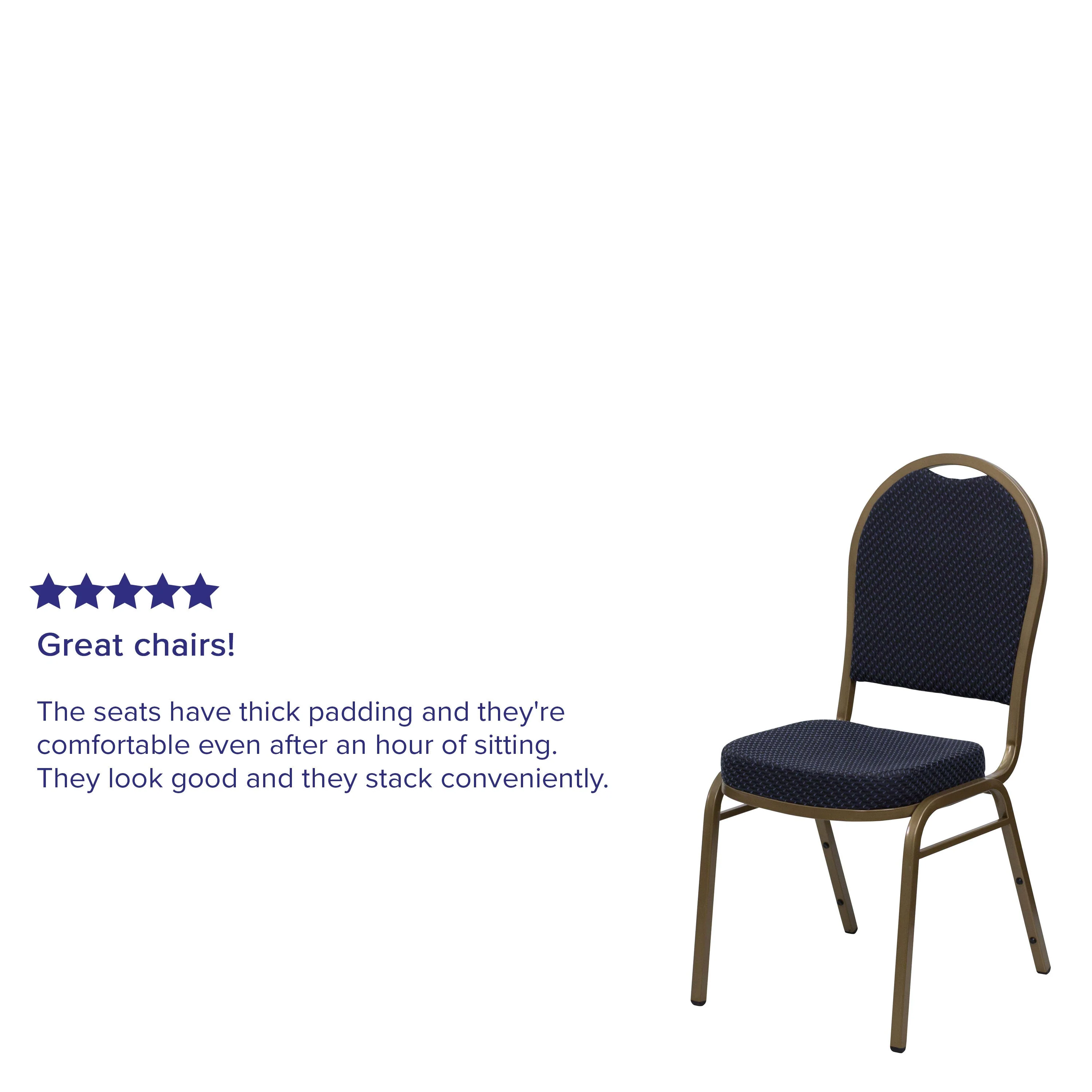HERCULES Series Dome Back Stacking Banquet Chair - Image 17