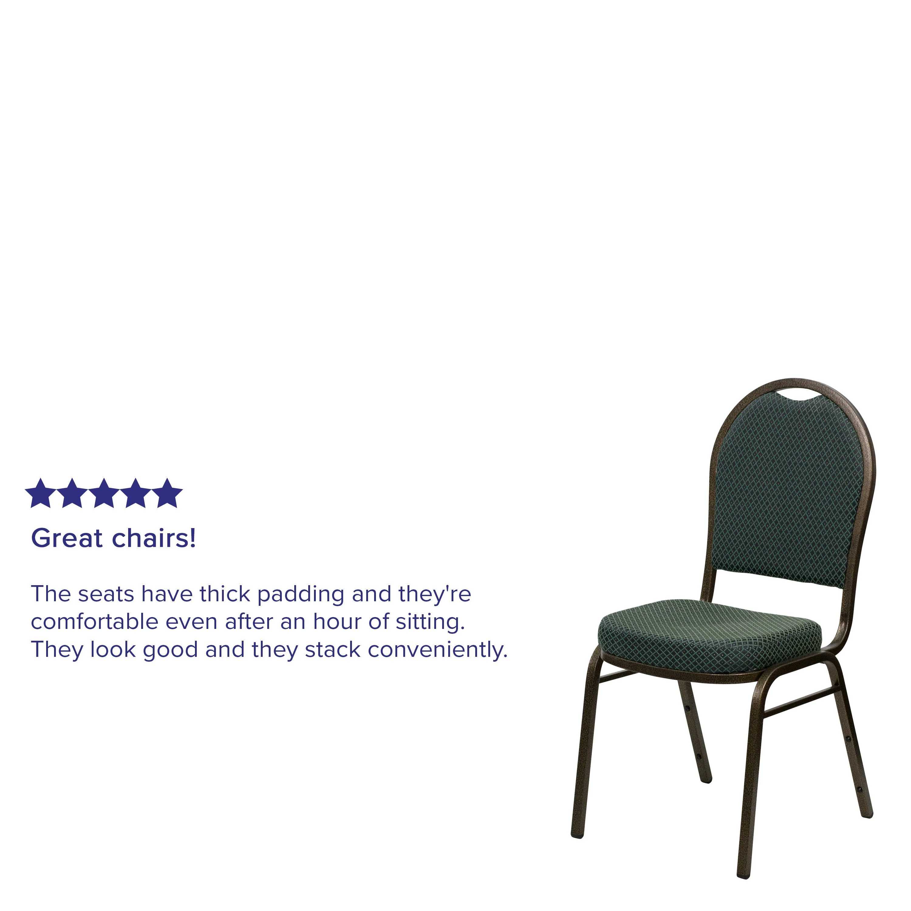 HERCULES Series Dome Back Stacking Banquet Chair - Image 43