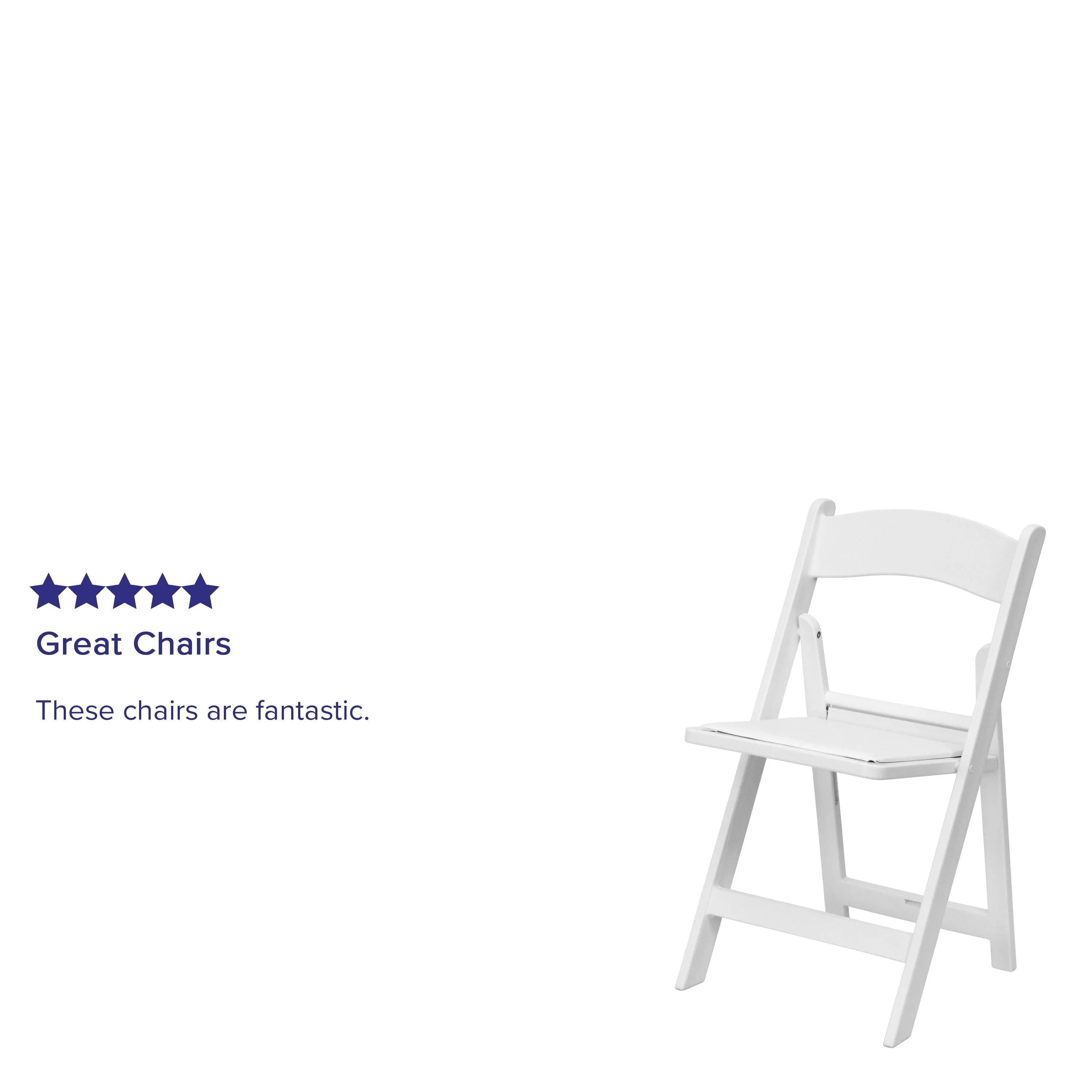 Hercules Folding Chair - Stackable Resin – 800LB Weight Capacity Event Chair - Image 80