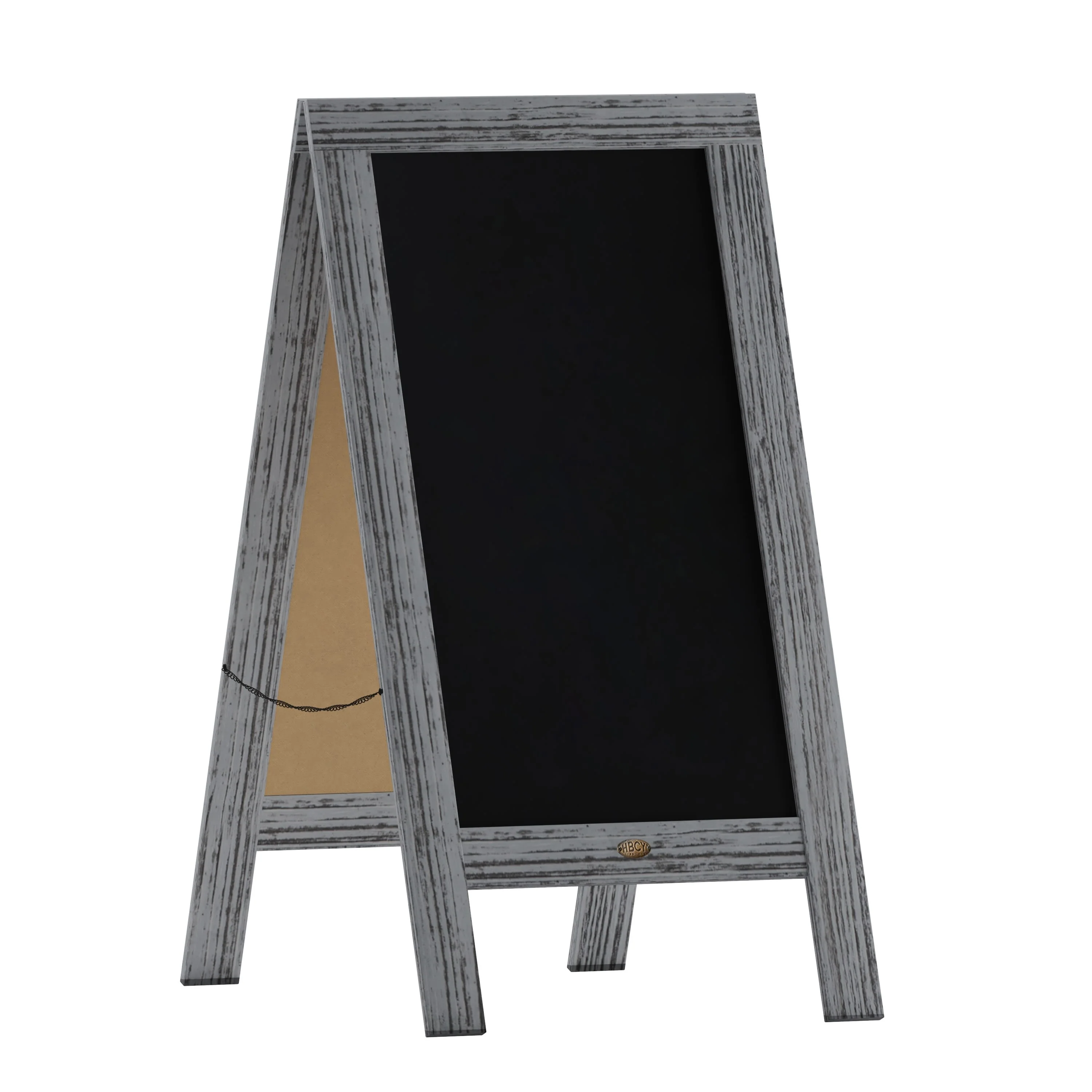 Canterbury Vintage Wooden A-Frame Magnetic Indoor/Outdoor Chalkboard Sign, Freestanding Double Sided Extra Large Message Board - Image 128