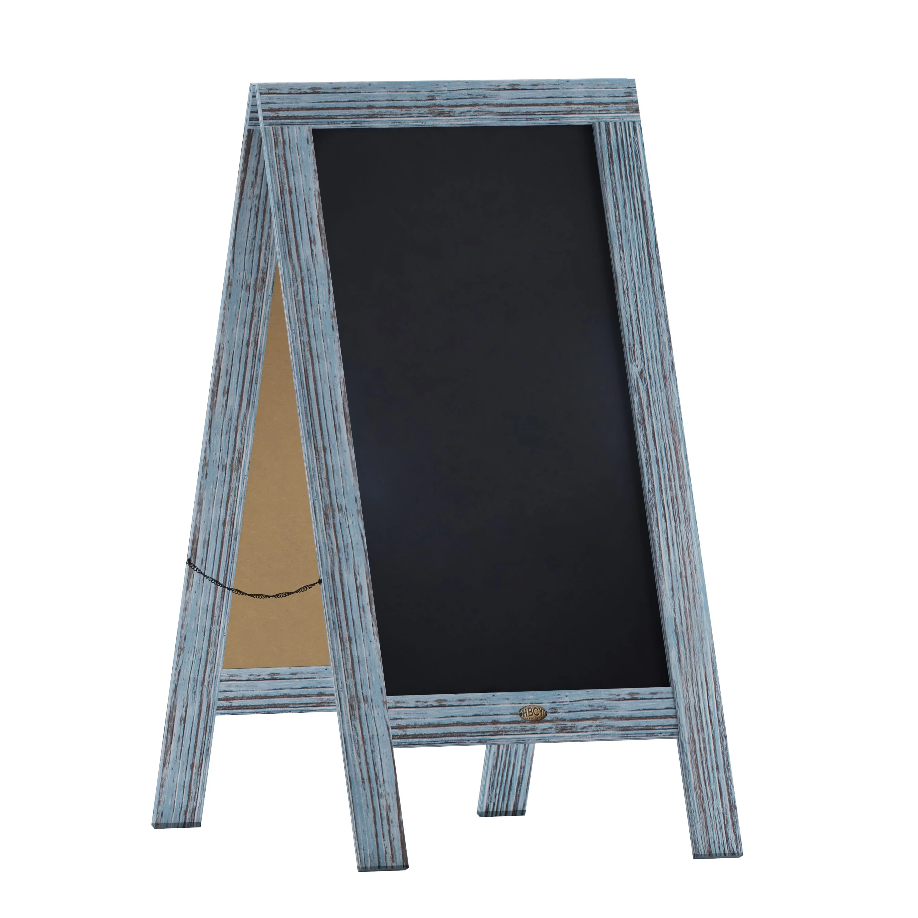 Canterbury Vintage Wooden A-Frame Magnetic Indoor/Outdoor Chalkboard Sign, Freestanding Double Sided Extra Large Message Board - Image 156