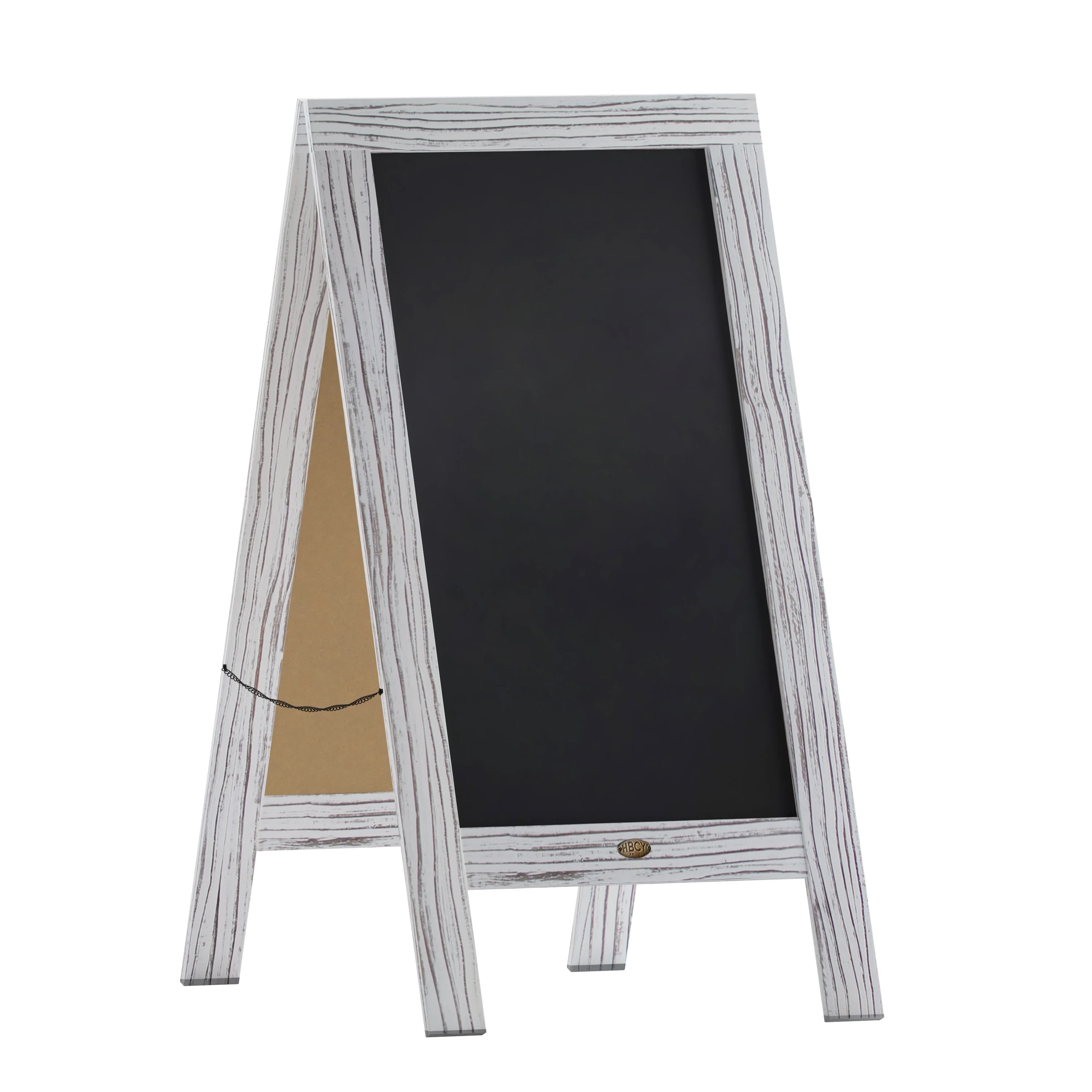 Canterbury Vintage Wooden A-Frame Magnetic Indoor/Outdoor Chalkboard Sign, Freestanding Double Sided Extra Large Message Board - Image 159