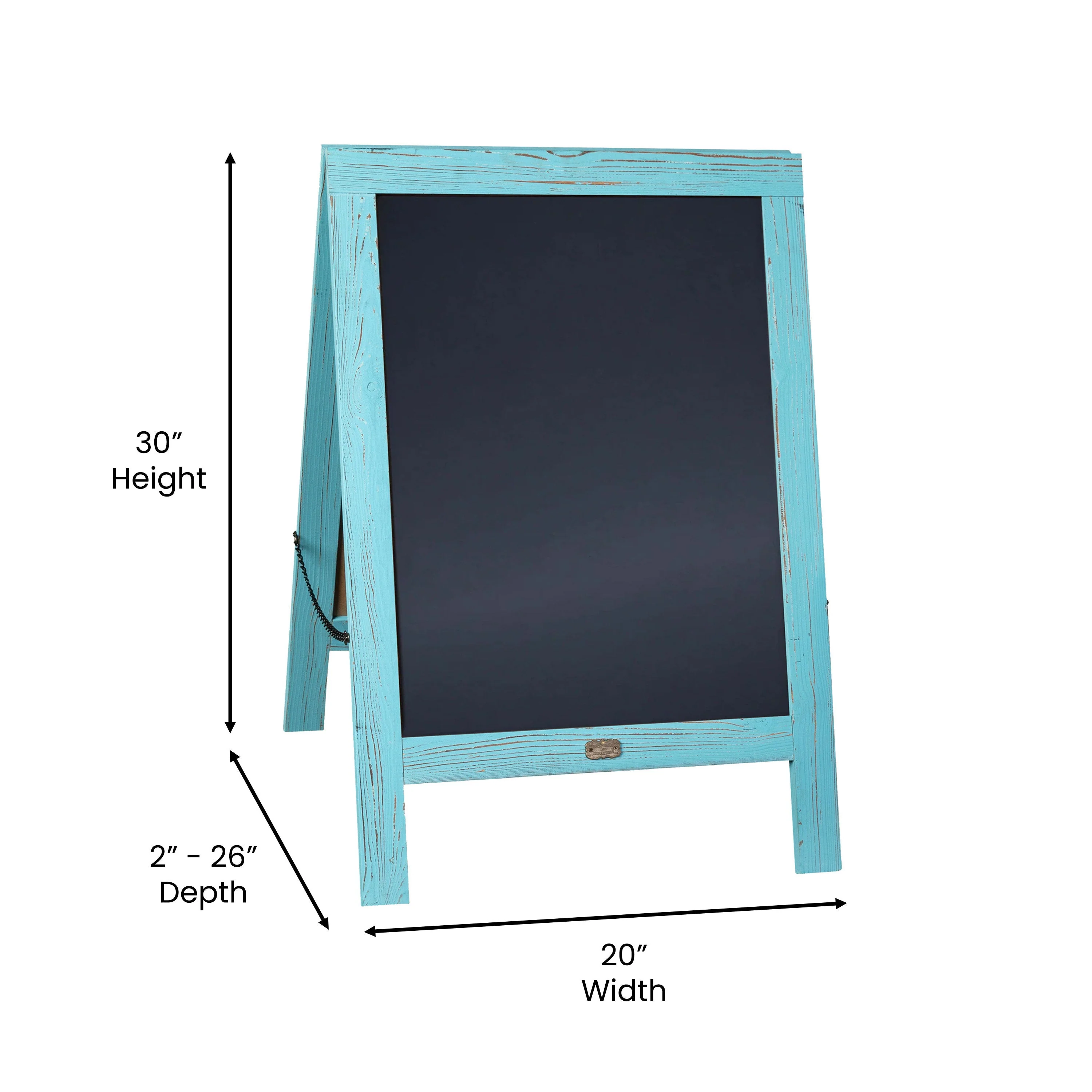 Canterbury Vintage Wooden A-Frame Magnetic Indoor/Outdoor Chalkboard Sign, Freestanding Double Sided Extra Large Message Board - Image 51