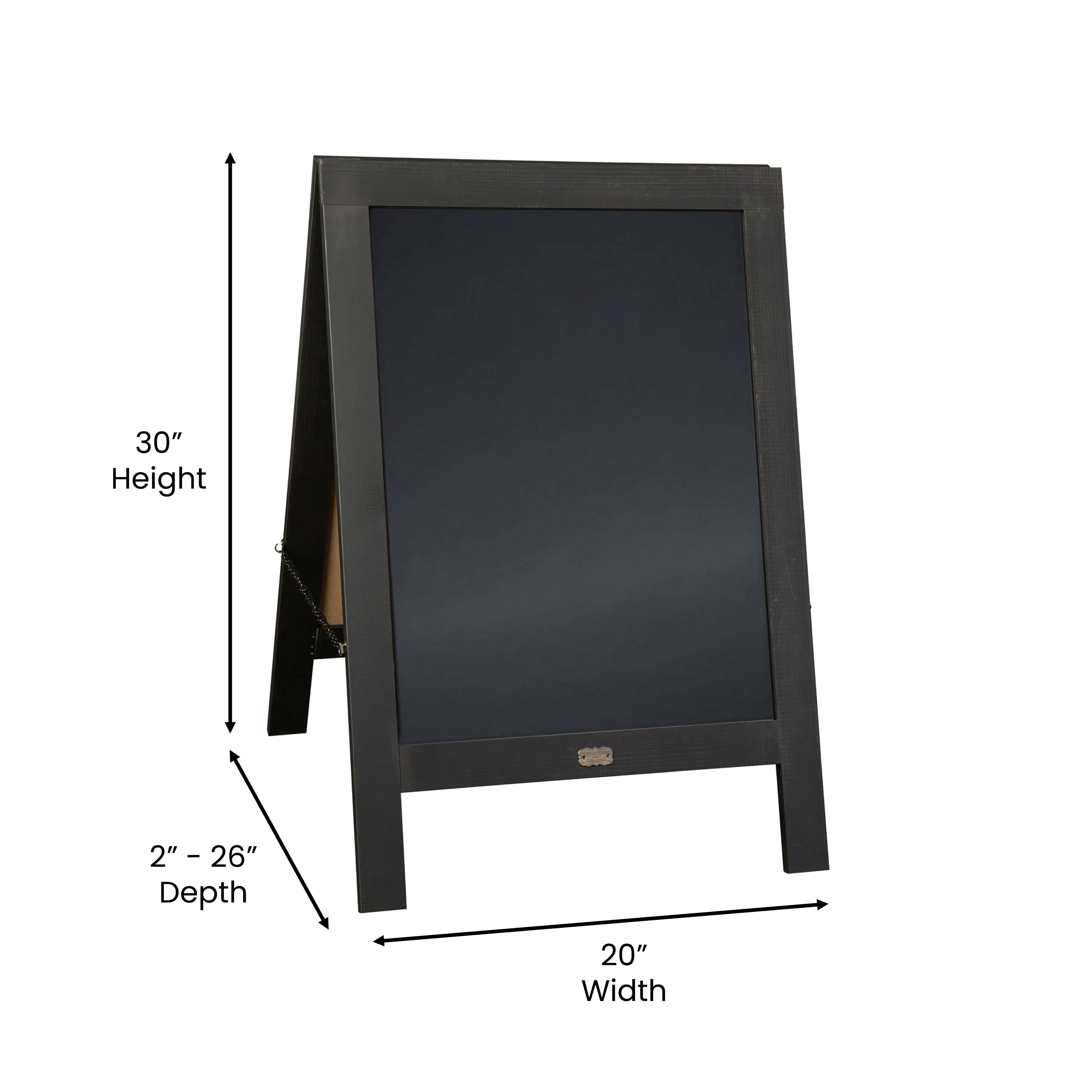 Canterbury Vintage Wooden A-Frame Magnetic Indoor/Outdoor Chalkboard Sign, Freestanding Double Sided Extra Large Message Board - Image 62