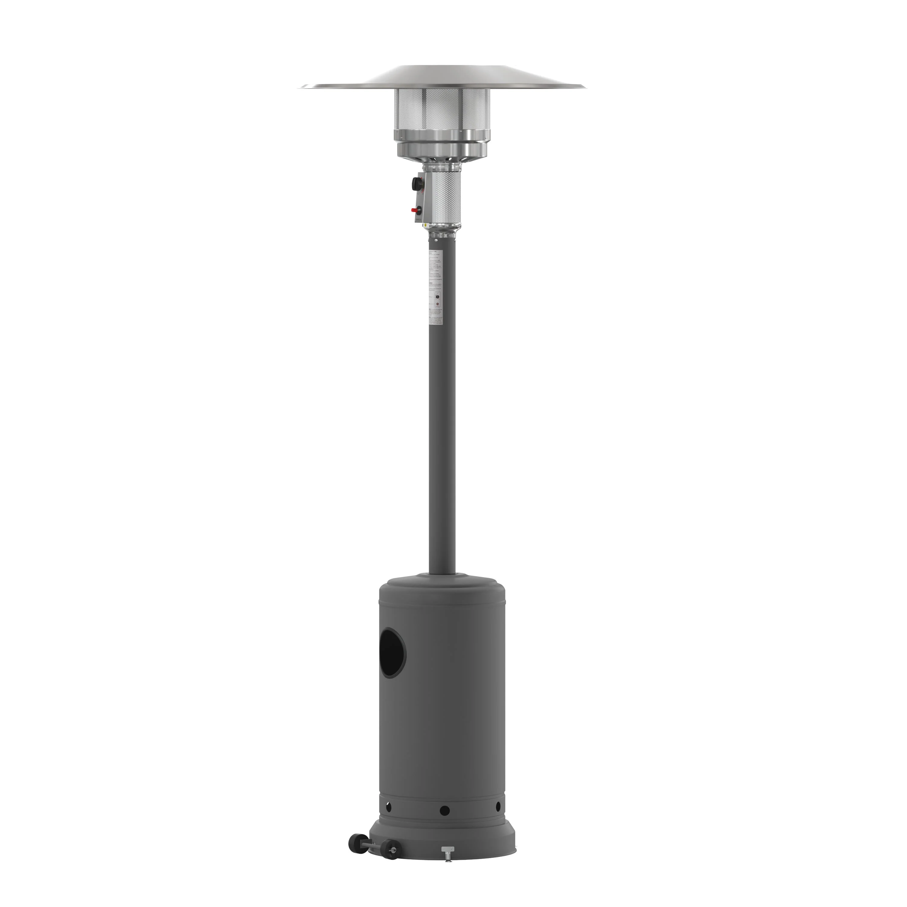 Sol Patio Outdoor Heating-Stainless Steel 40,000 BTU Propane Heater with Wheels for Commercial & Residential Use-7.5 Feet Tall - Image 15