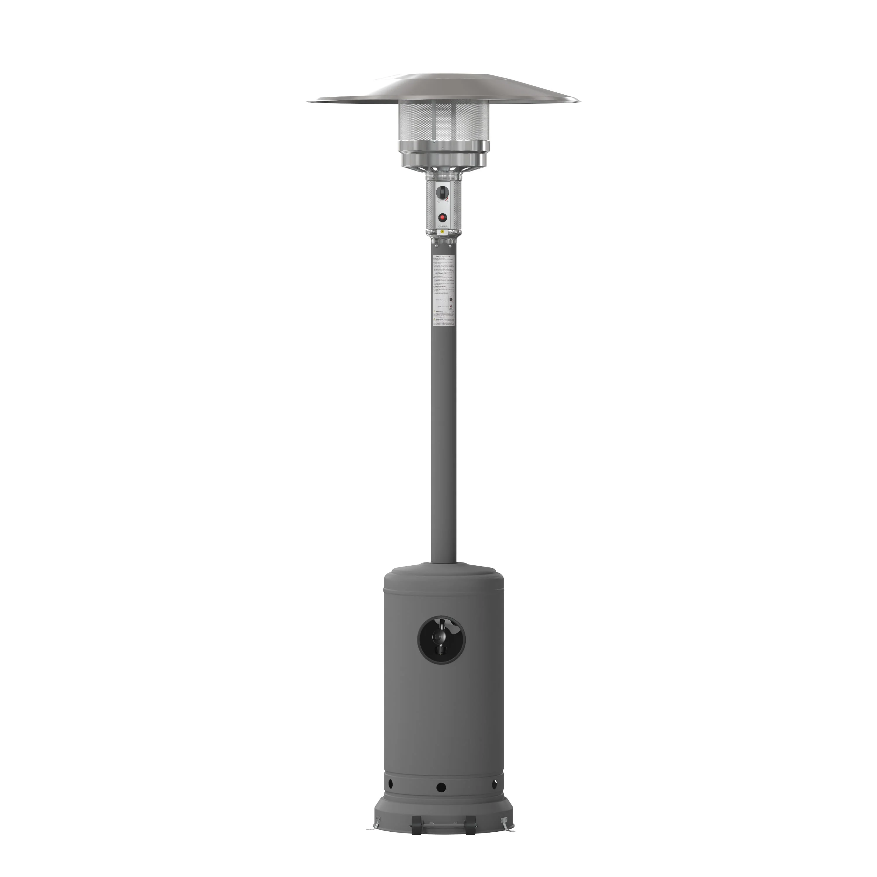 Sol Patio Outdoor Heating-Stainless Steel 40,000 BTU Propane Heater with Wheels for Commercial & Residential Use-7.5 Feet Tall - Image 23
