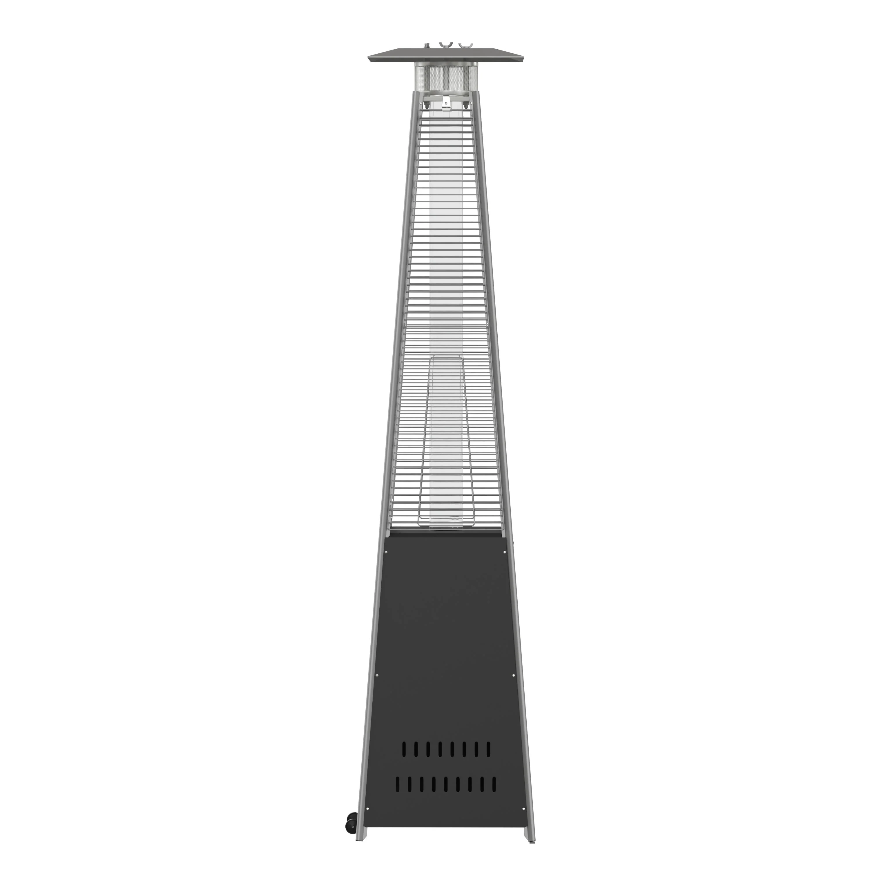 Sol Patio Outdoor Heating-Stainless Steel Pyramid 42,000 BTU Propane Heater with Wheels for Commercial & Residential Use - Image 22