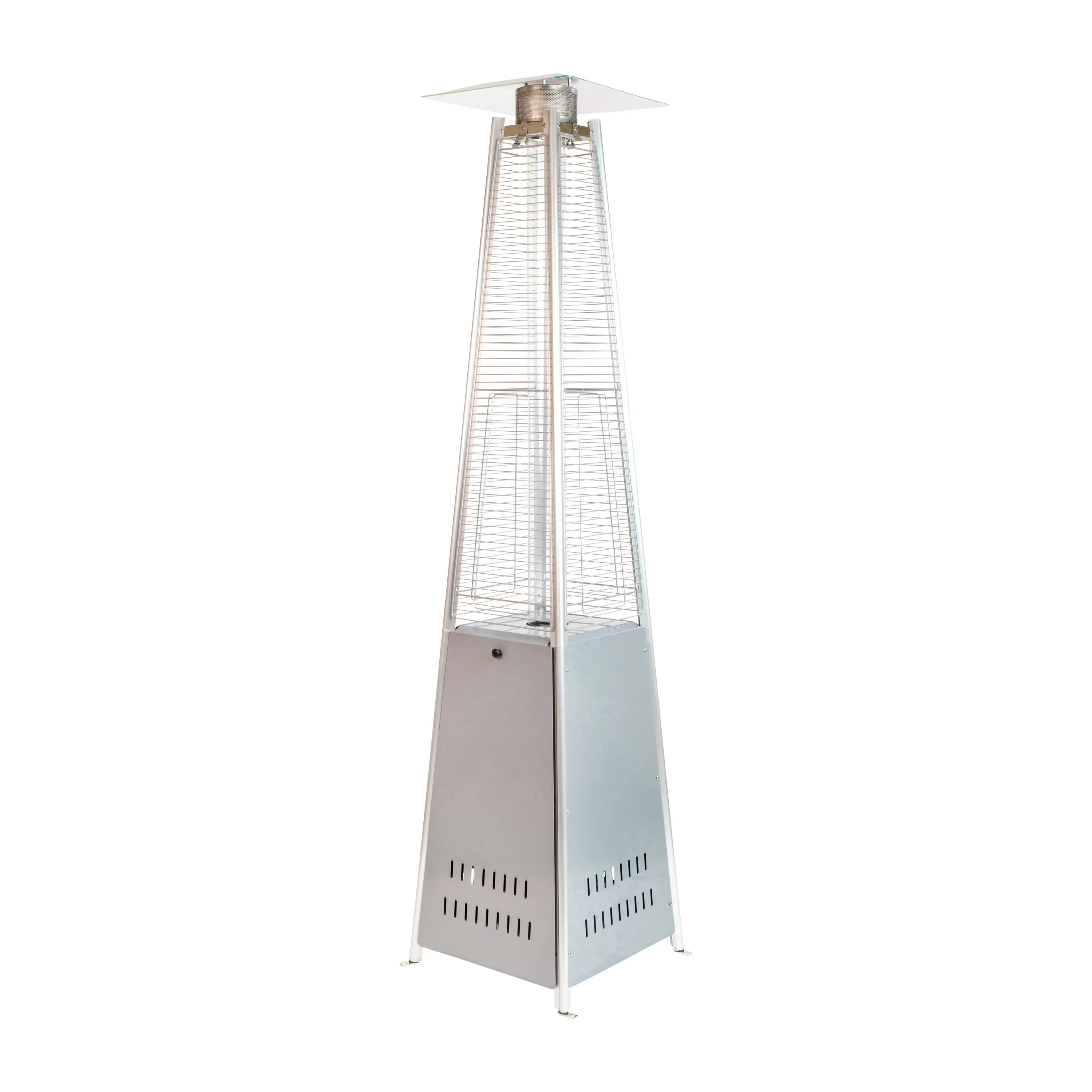 Sol Patio Outdoor Heating-Stainless Steel Pyramid 42,000 BTU Propane Heater with Wheels for Commercial & Residential Use - Image 51