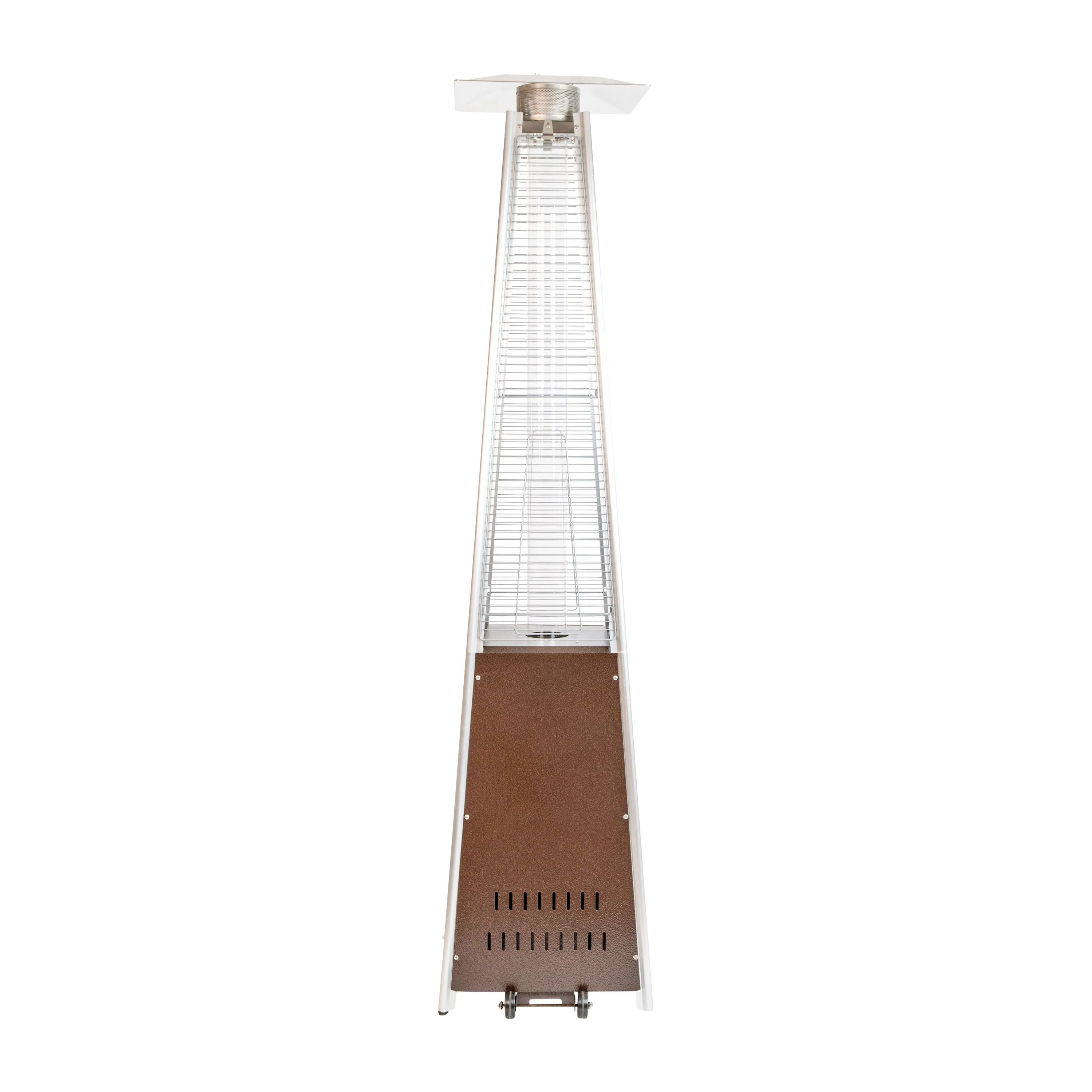 Sol Patio Outdoor Heating-Stainless Steel Pyramid 42,000 BTU Propane Heater with Wheels for Commercial & Residential Use - Image 7