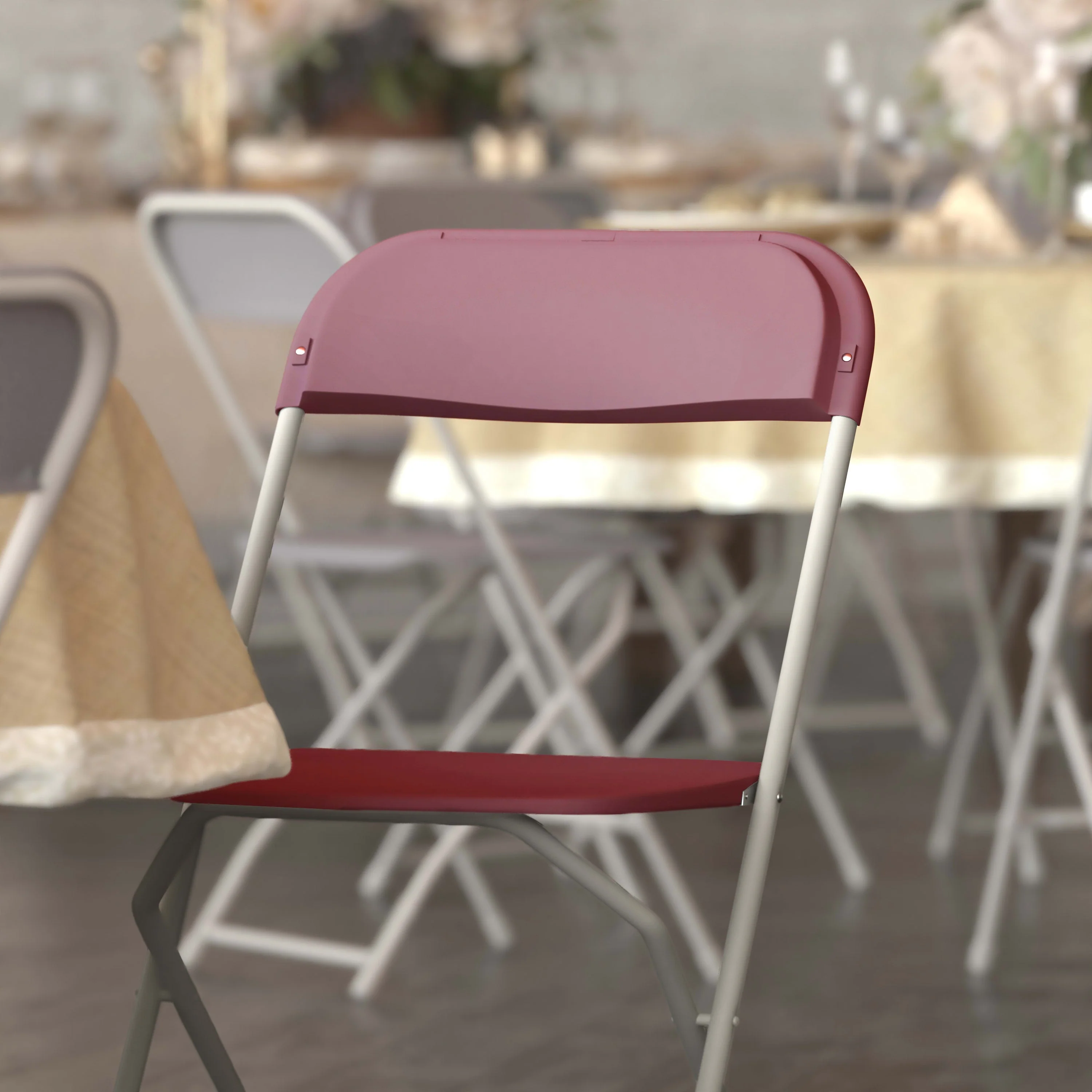 Hercules Series Plastic Folding Chair - 650LB Weight Capacity - Image 165