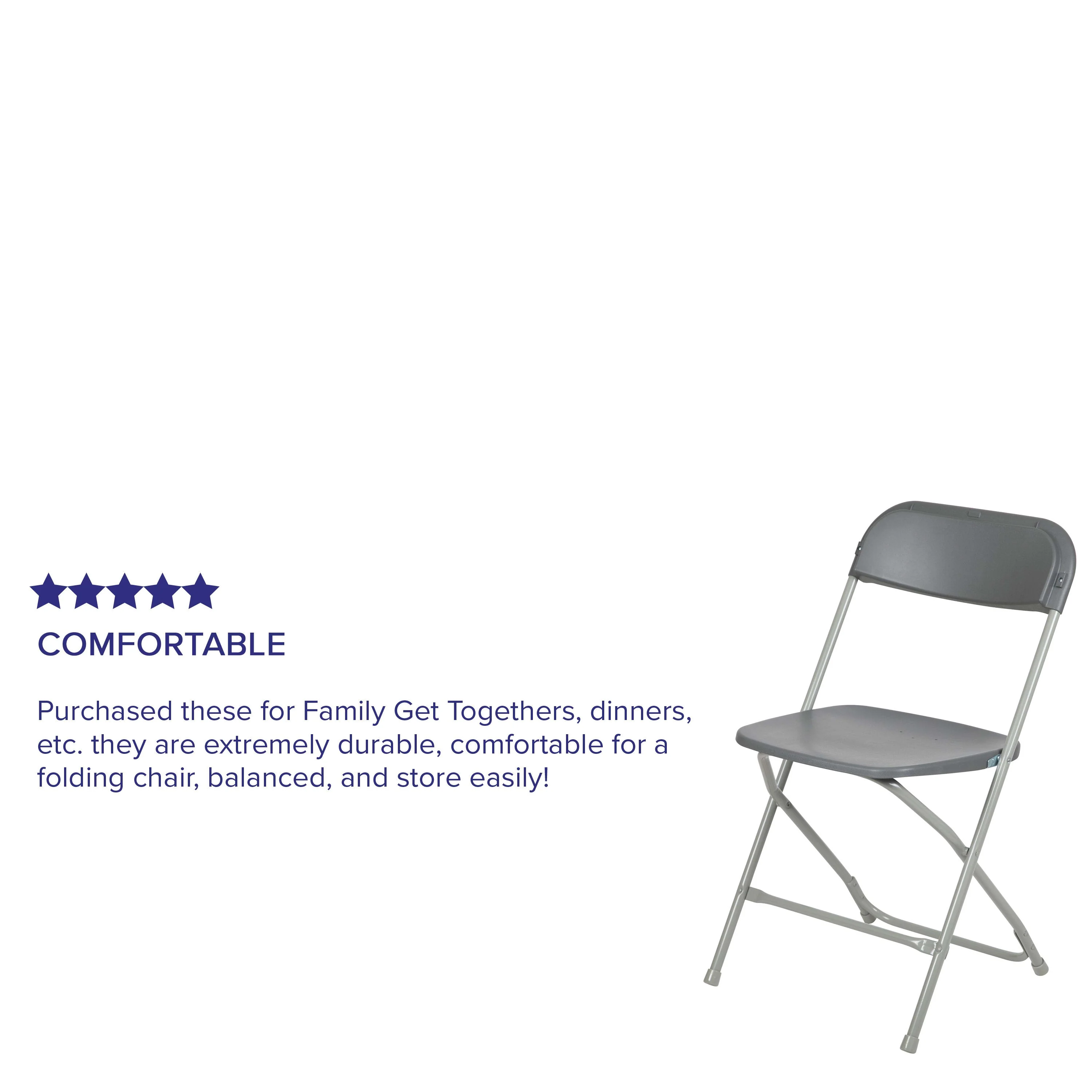 Hercules Series Plastic Folding Chair - 650LB Weight Capacity - Image 178