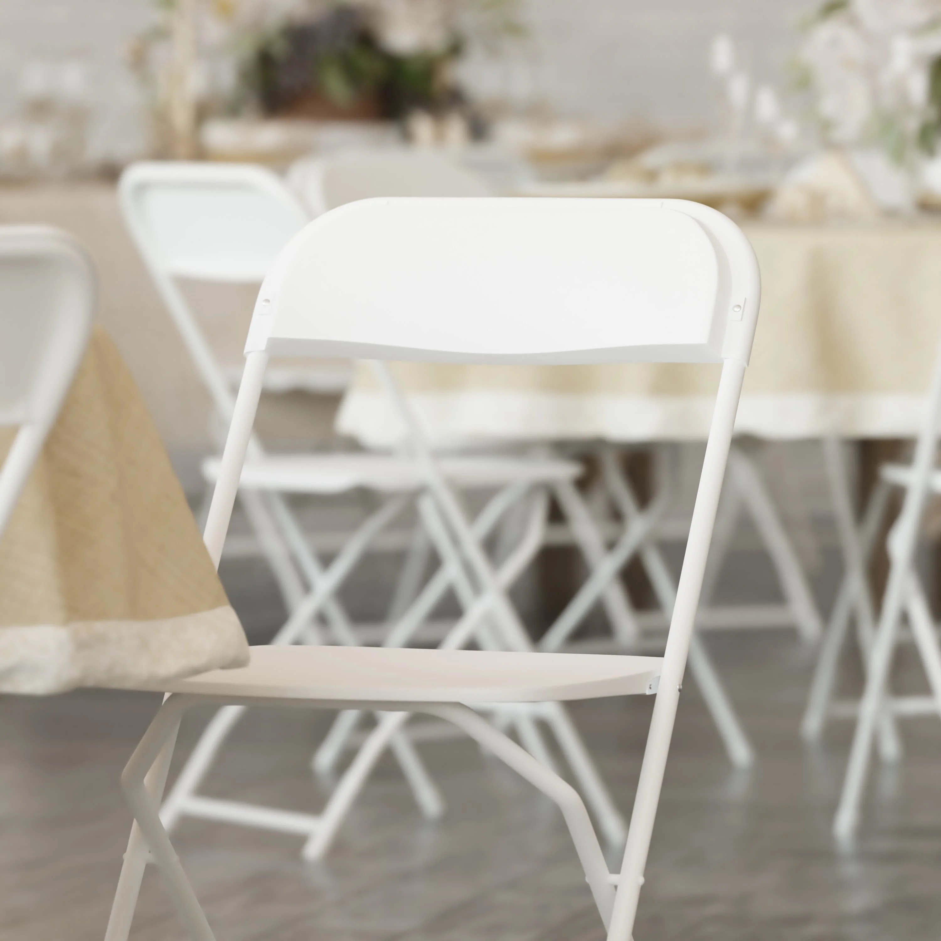 Hercules Series Plastic Folding Chair - 650LB Weight Capacity - Image 199