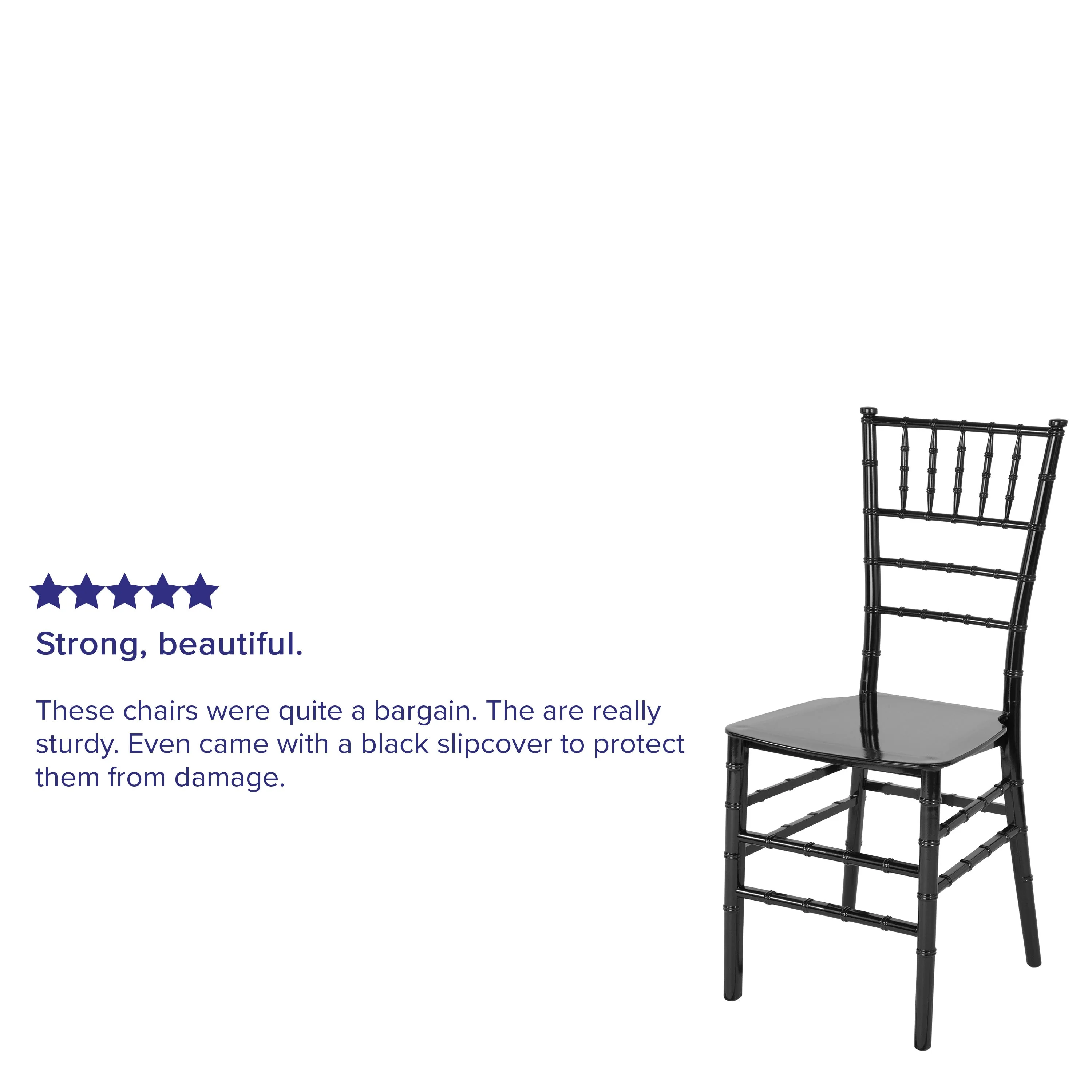 HERCULES Series Resin Stackable Chiavari Chair - Image 44