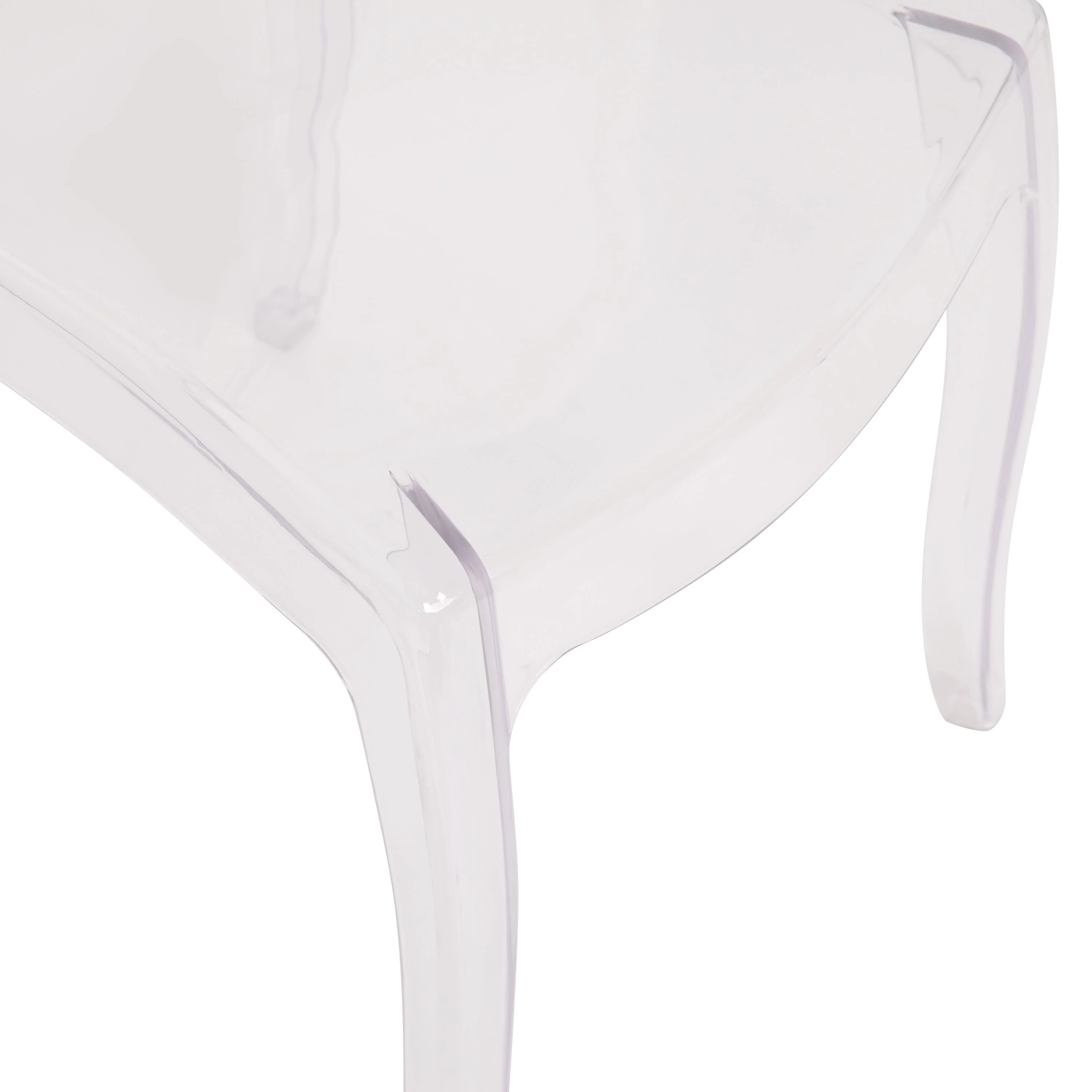 Set of 4 Extra Wide Resin 700 LB. Weight Capacity Banquet and Event Ghost Chairs for Indoor/Outdoor Use - Image 8