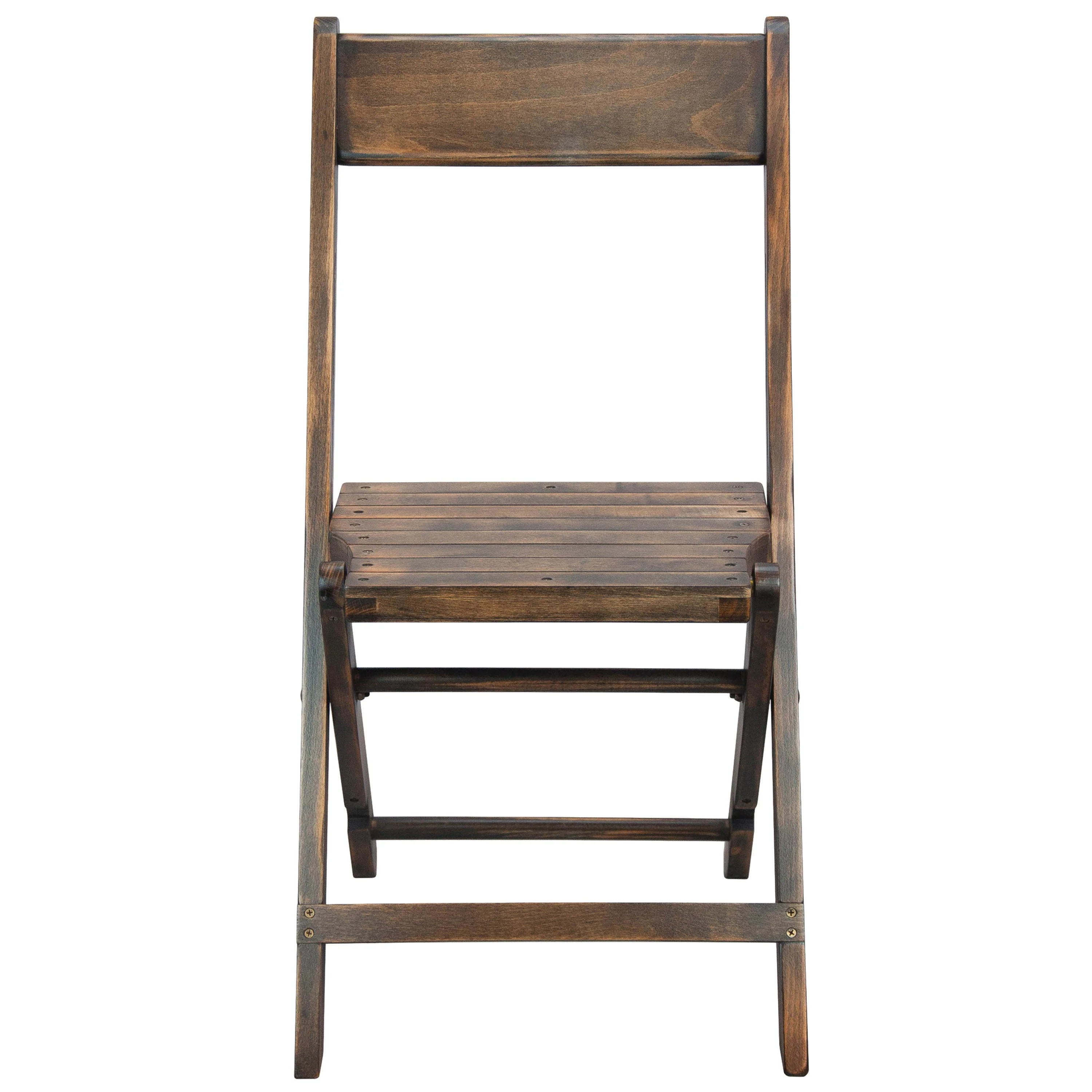 Slatted Wood Folding Special Event Chair, Set of 4 - Image 12