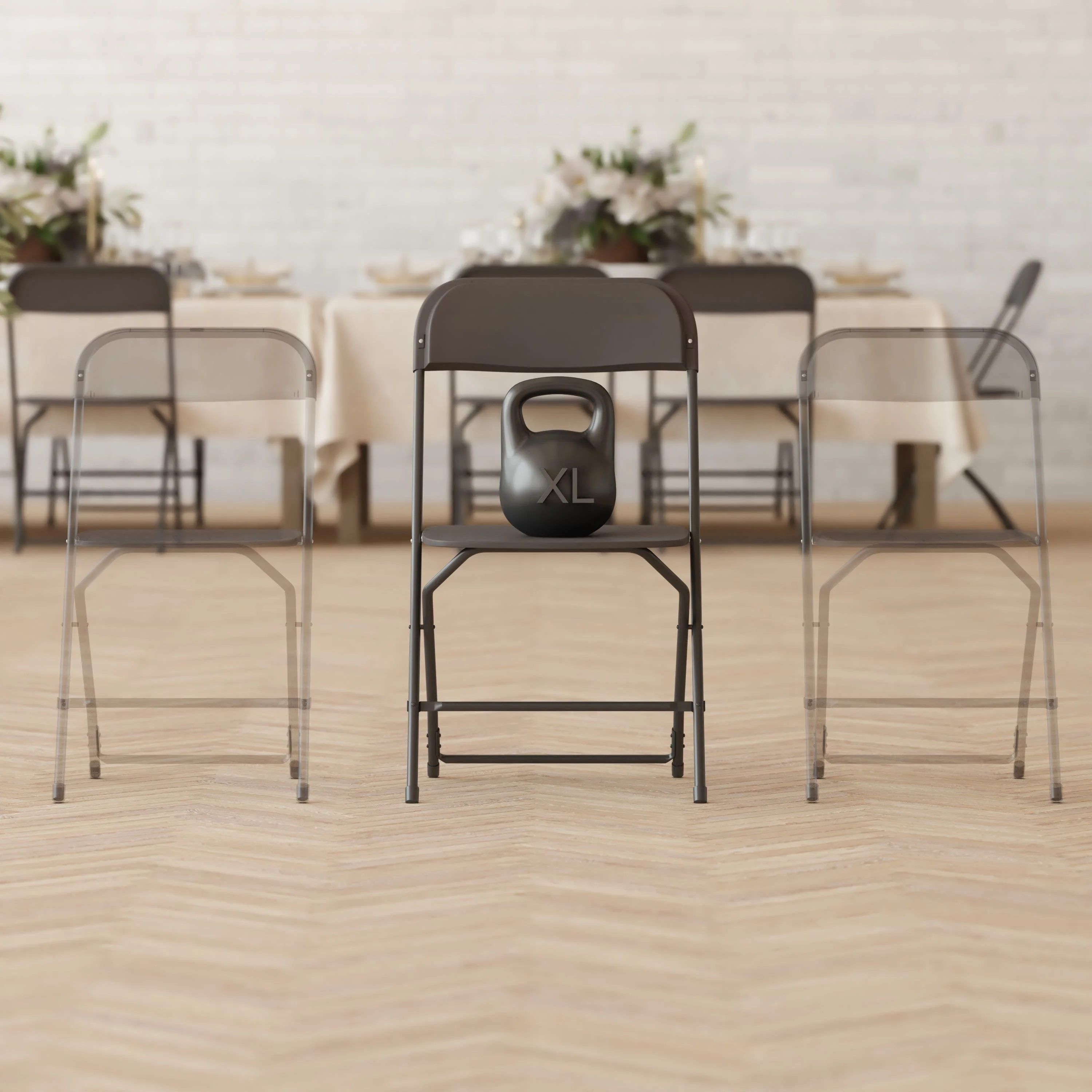 Hercules Big and Tall Commercial Folding Chair - Extra Wide 650LB. Capacity - Durable Plastic - Image 78