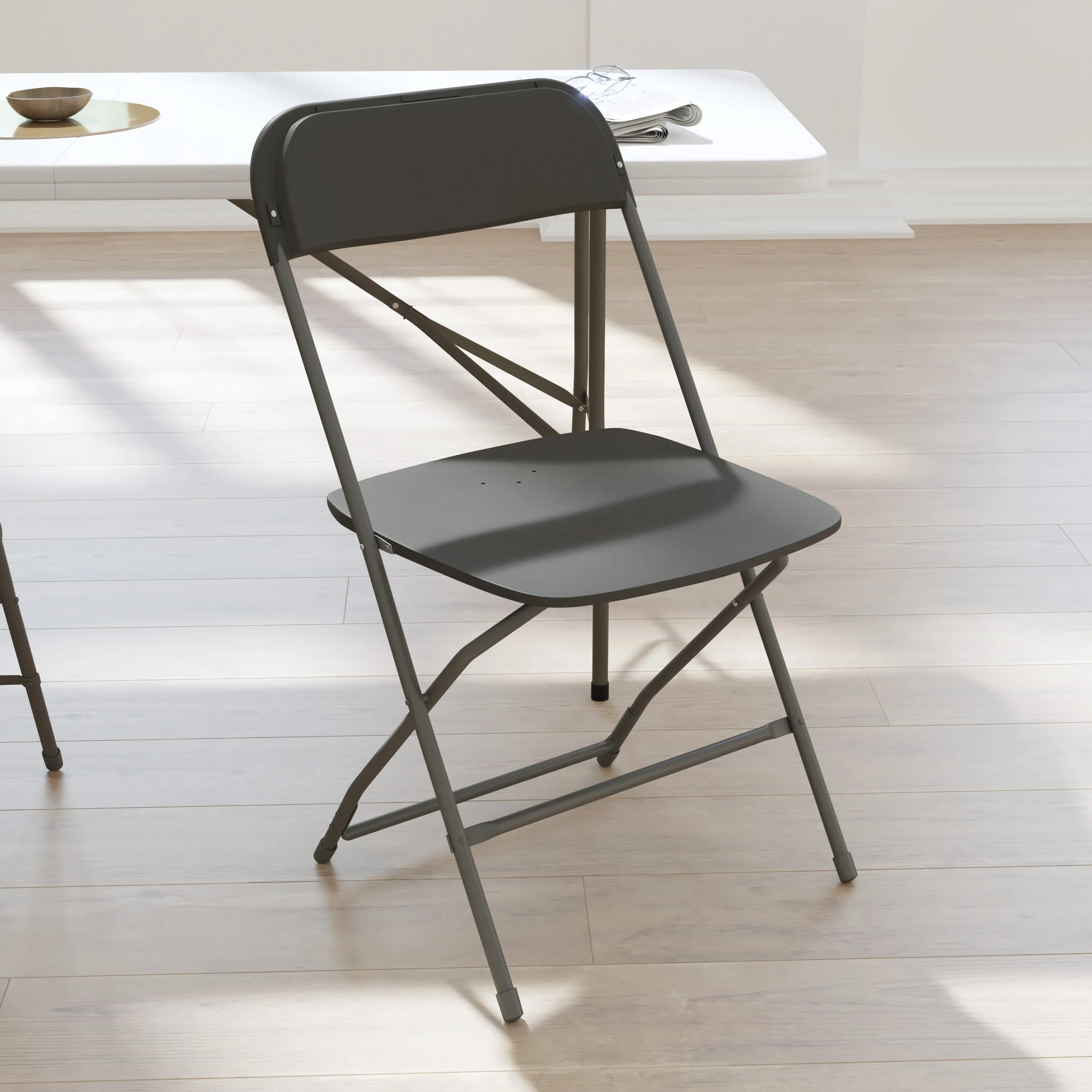 Hercules Big and Tall Commercial Folding Chair - Extra Wide 650LB. Capacity - Durable Plastic - 4-Pack - Image 12
