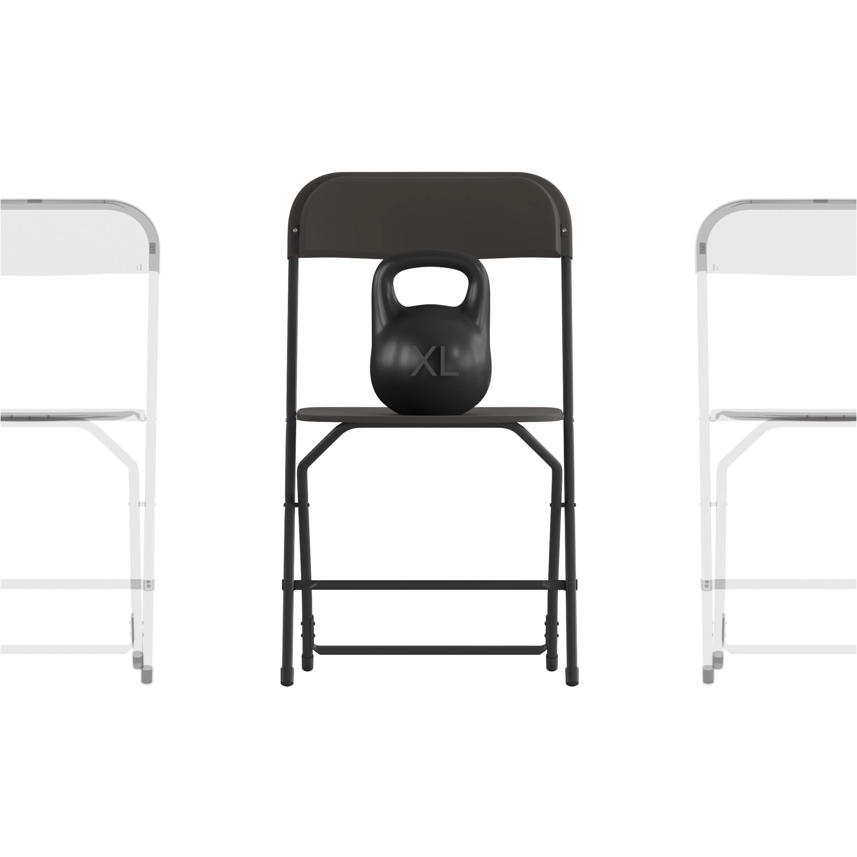Hercules Big and Tall Commercial Folding Chair - Extra Wide 650LB. Capacity - Durable Plastic - 4-Pack - Image 19