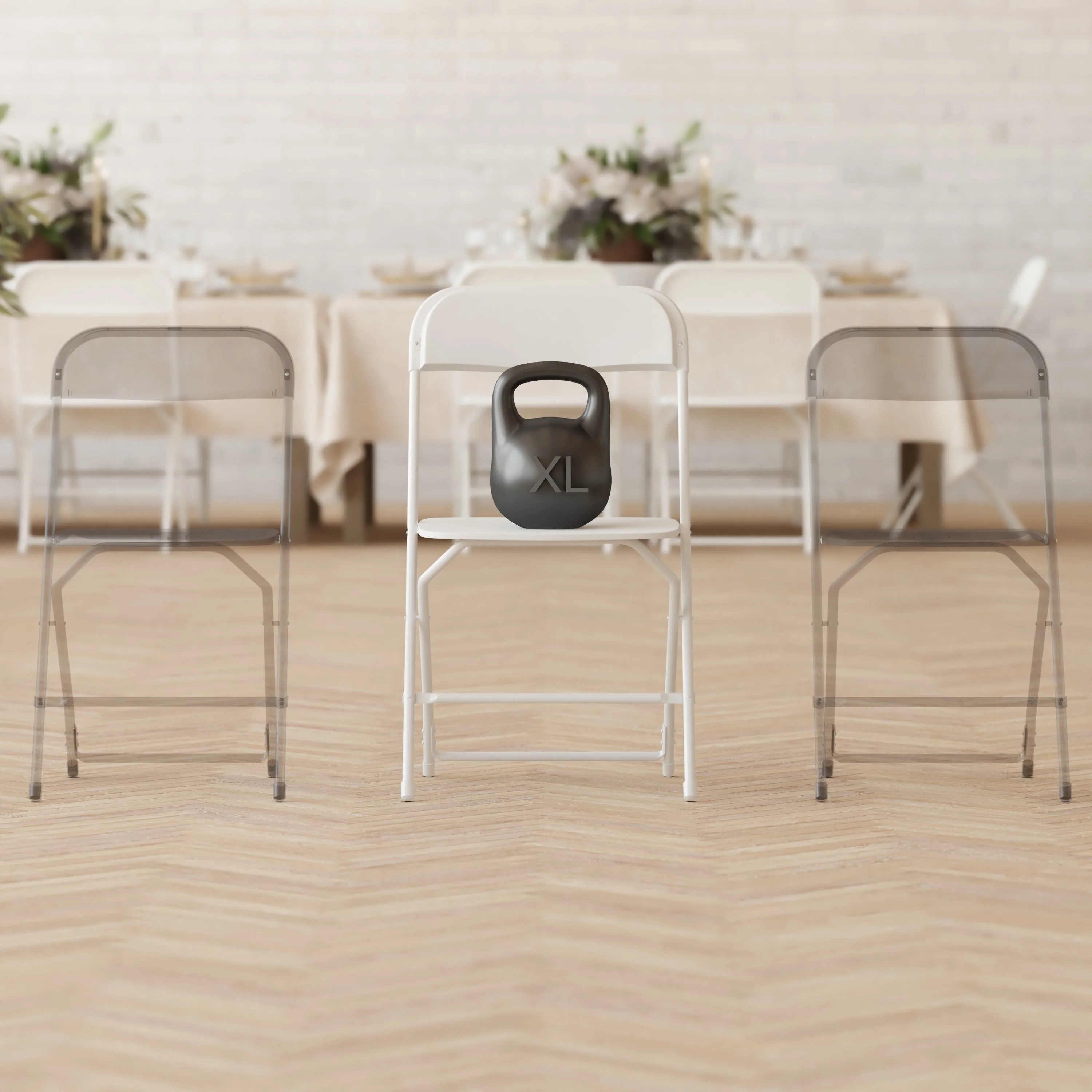 Hercules Big and Tall Commercial Folding Chair - Extra Wide 650LB. Capacity - Durable Plastic - 4-Pack - Image 46