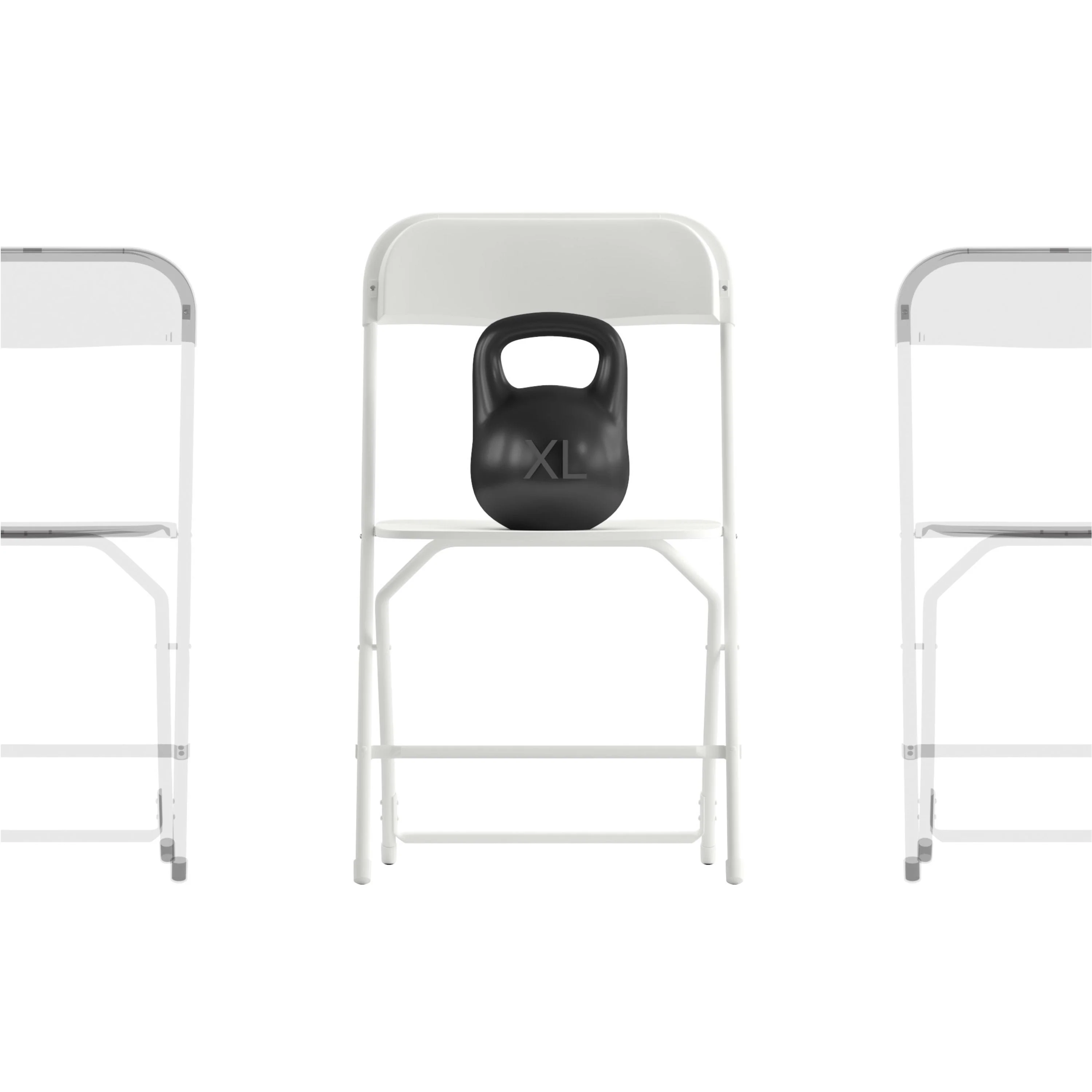 Hercules Big and Tall Commercial Folding Chair - Extra Wide 650LB. Capacity - Durable Plastic - 4-Pack - Image 56