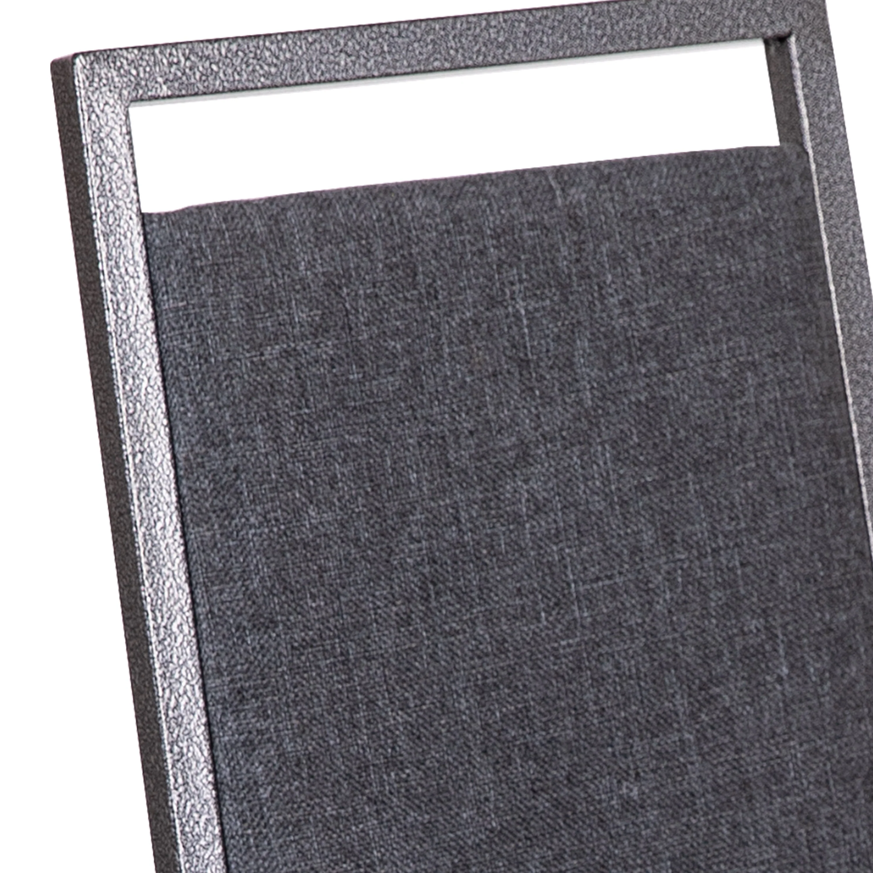 HERCULES Series Square Back Stacking Banquet Chair with Silvervein Frame - Image 22