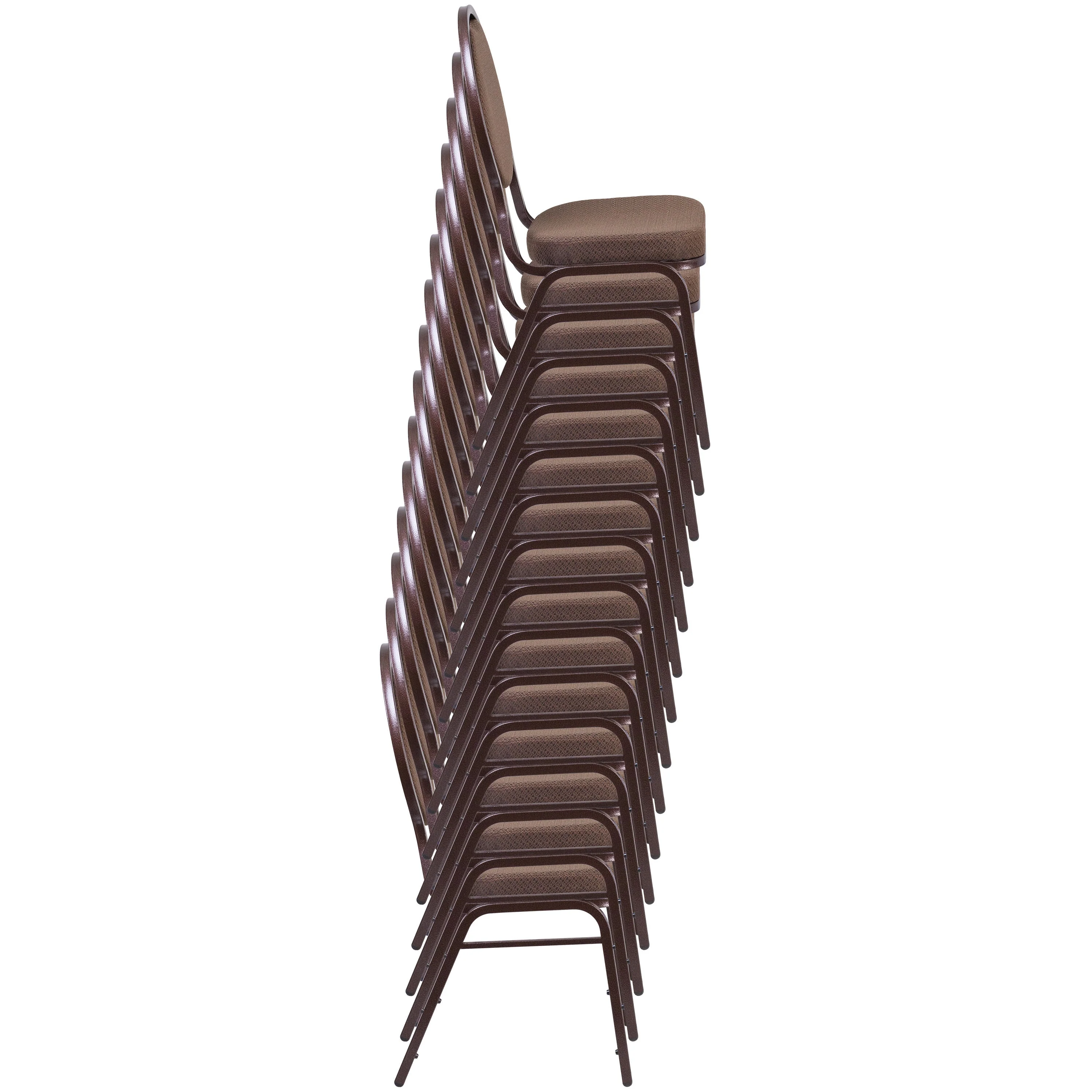 HERCULES Series Teardrop Back Stacking Banquet Chair - Image 8