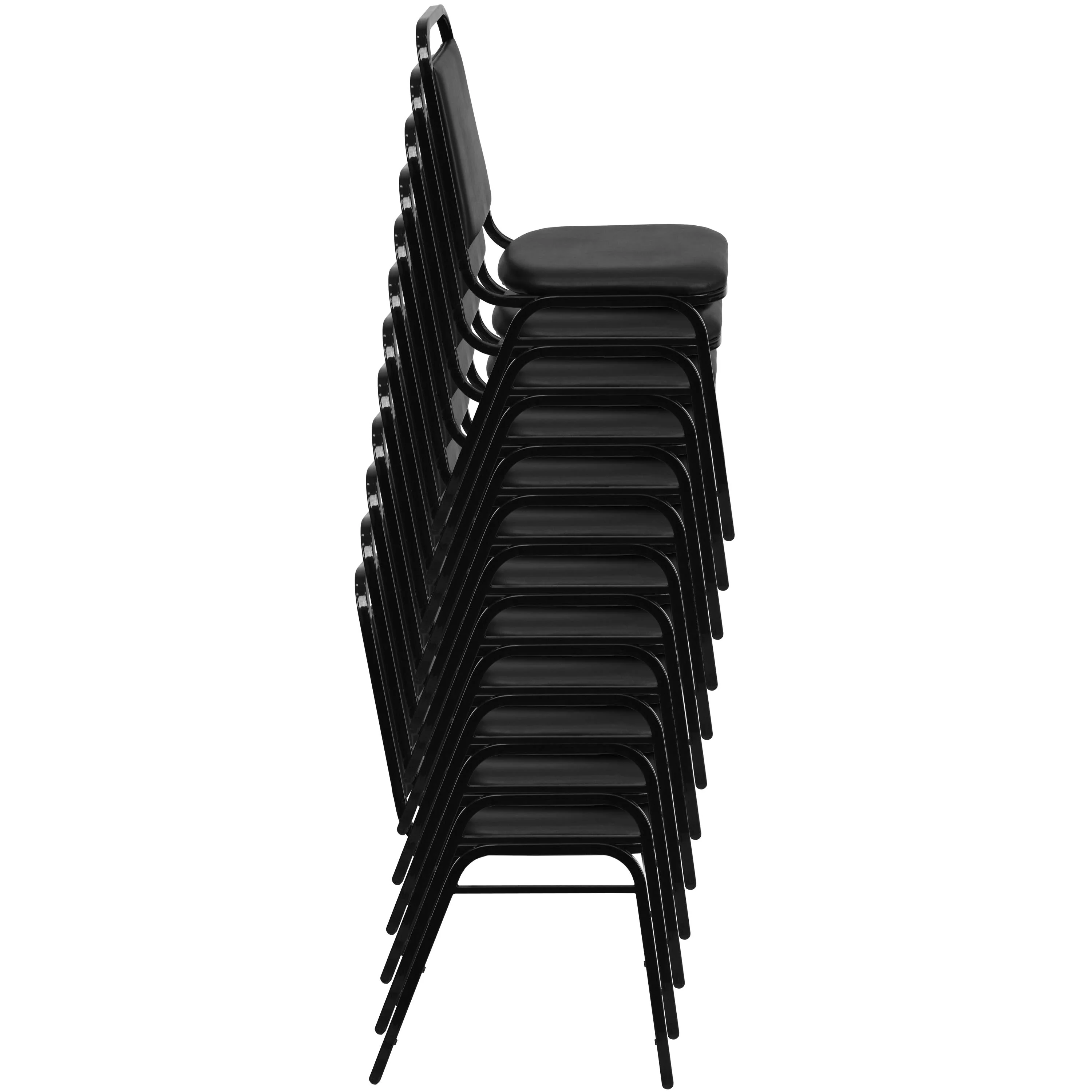 HERCULES Series Trapezoidal Back Stacking Banquet Chair with 1.5" Thick Seat - Image 46