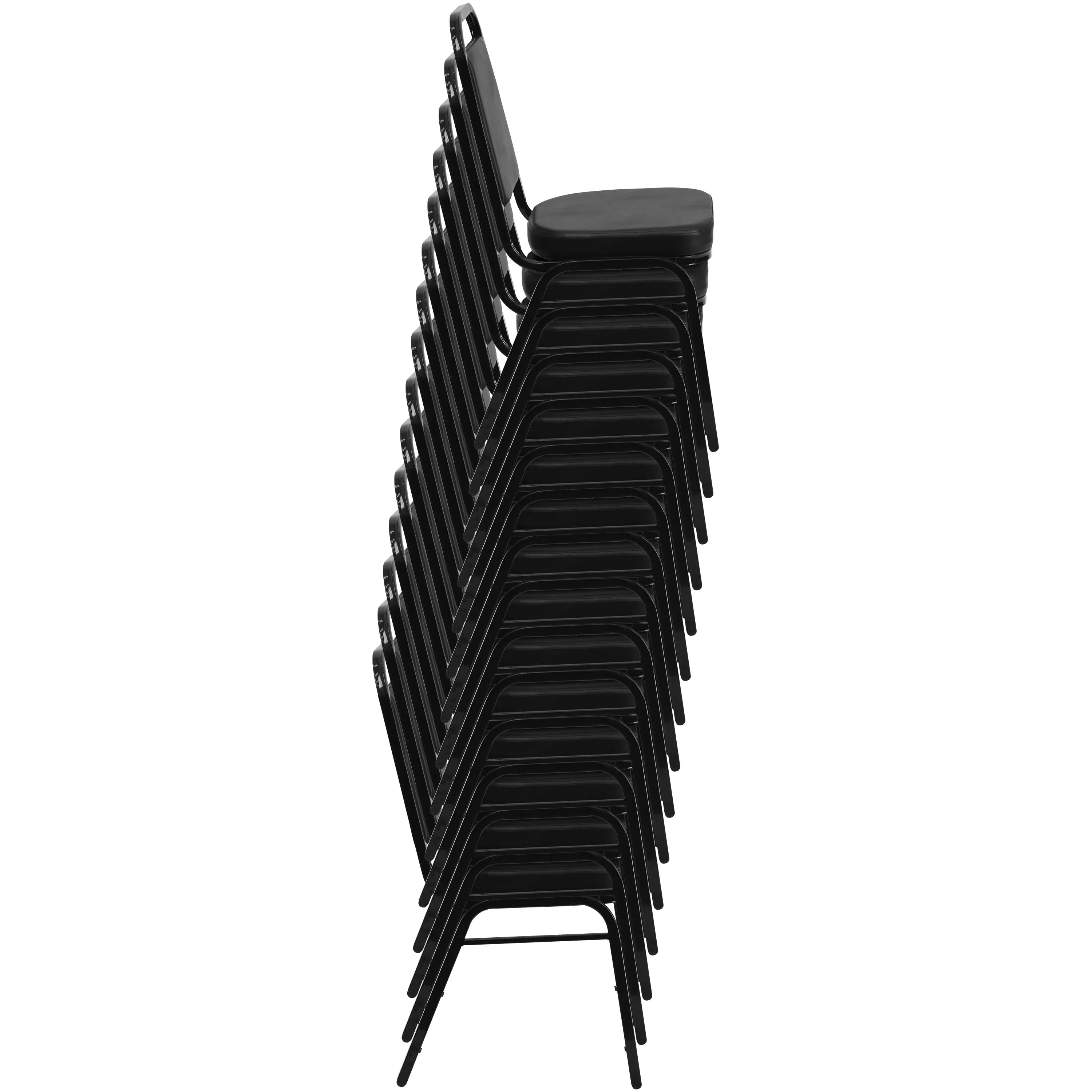 HERCULES Series Trapezoidal Back Stacking Banquet Chair with 2.5" Thick Seat - Image 32