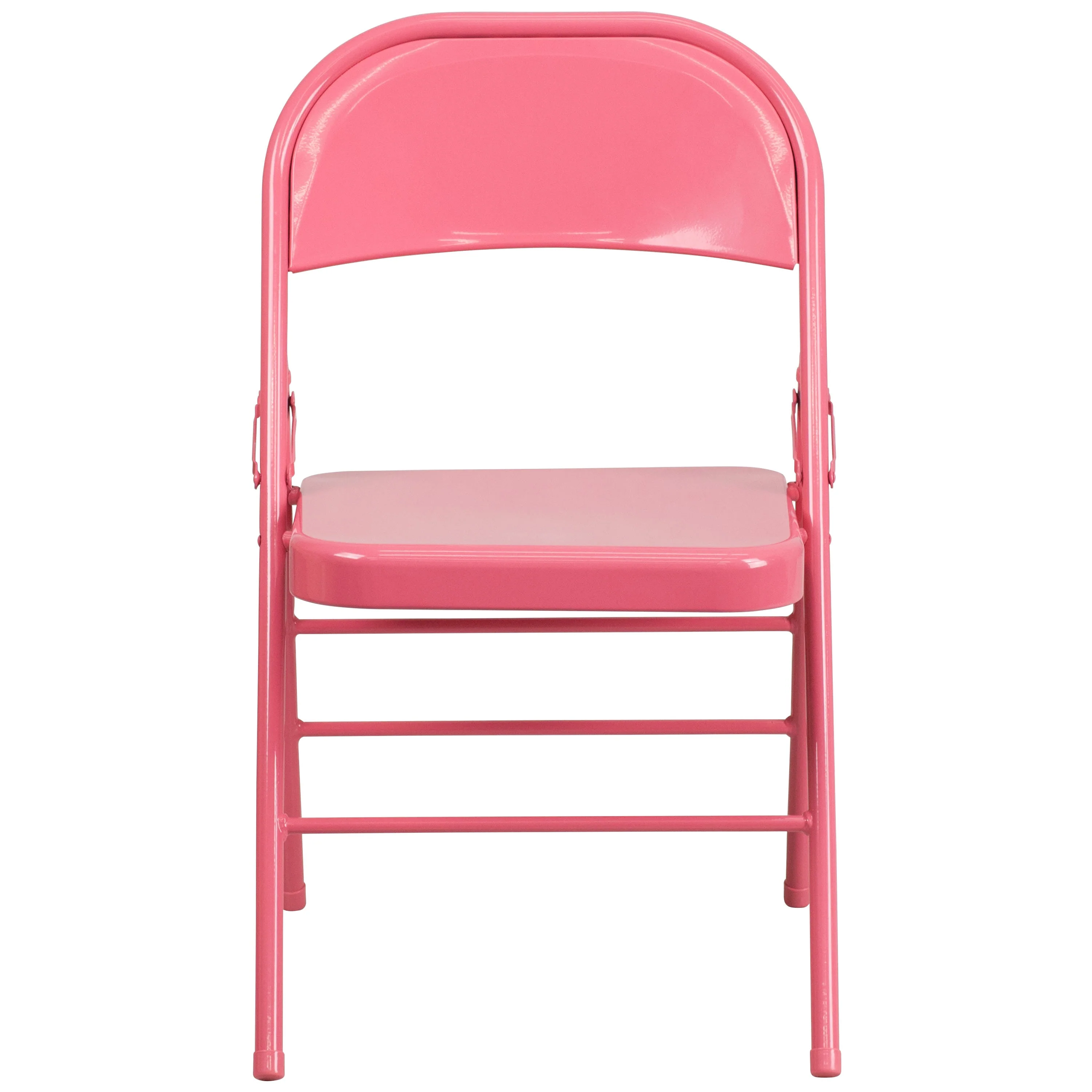 HERCULES COLORBURST Series Triple Braced & Double Hinged Metal Folding Chair - Image 34