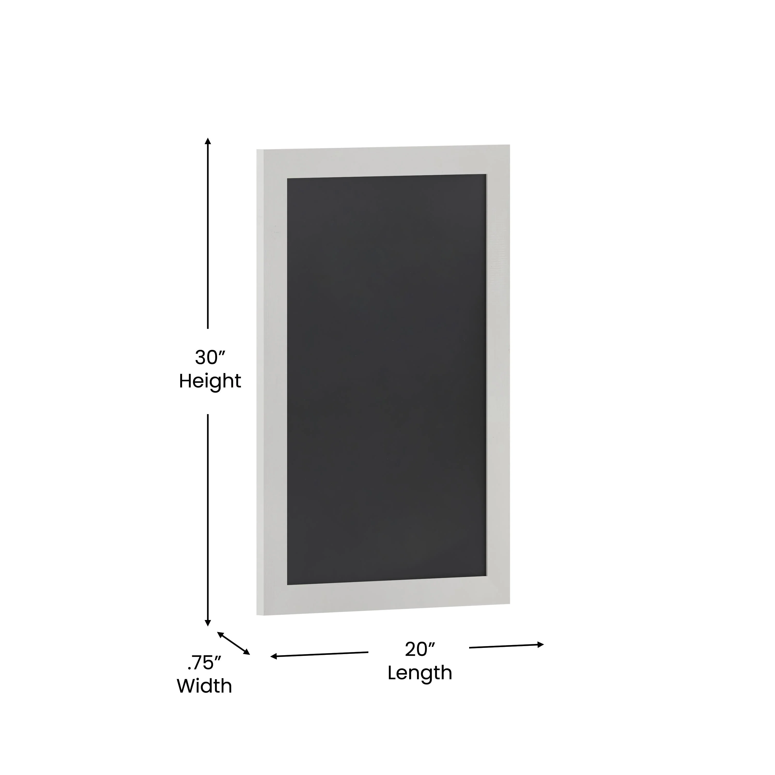 Canterbury Wall Mount Magnetic Chalkboard Sign with Eraser, Hanging Wall Chalkboard Memo Board for Home, School, or Business - Image 131