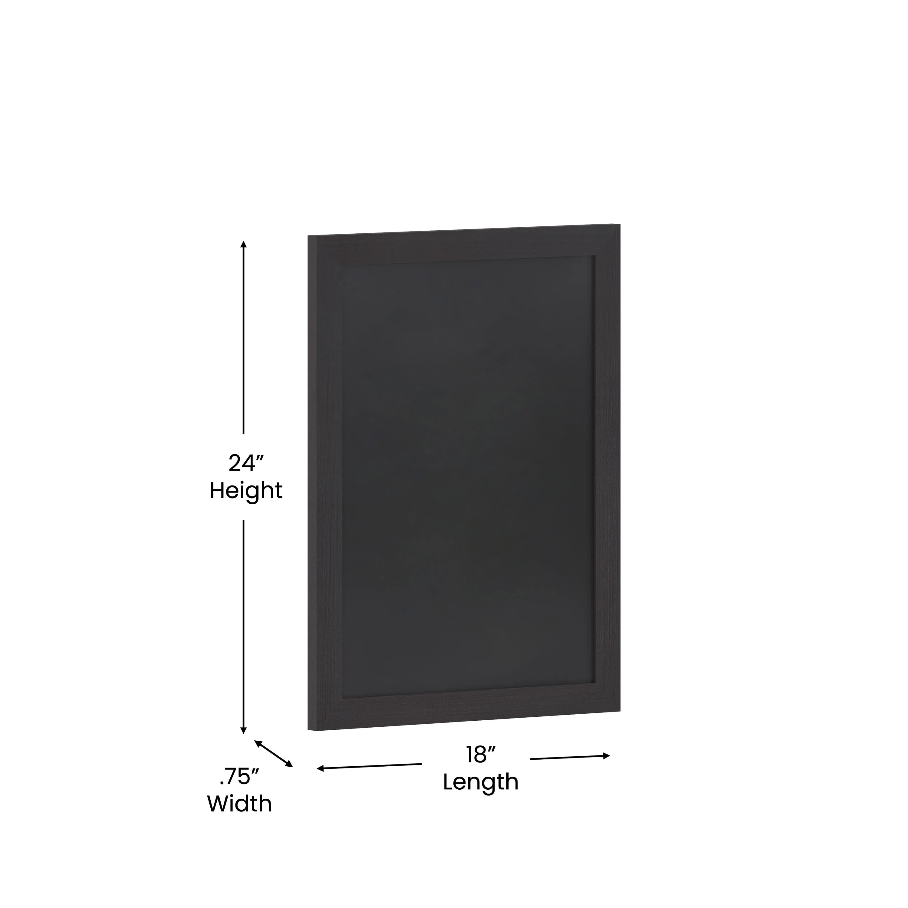 Canterbury Wall Mount Magnetic Chalkboard Sign with Eraser, Hanging Wall Chalkboard Memo Board for Home, School, or Business - Image 149