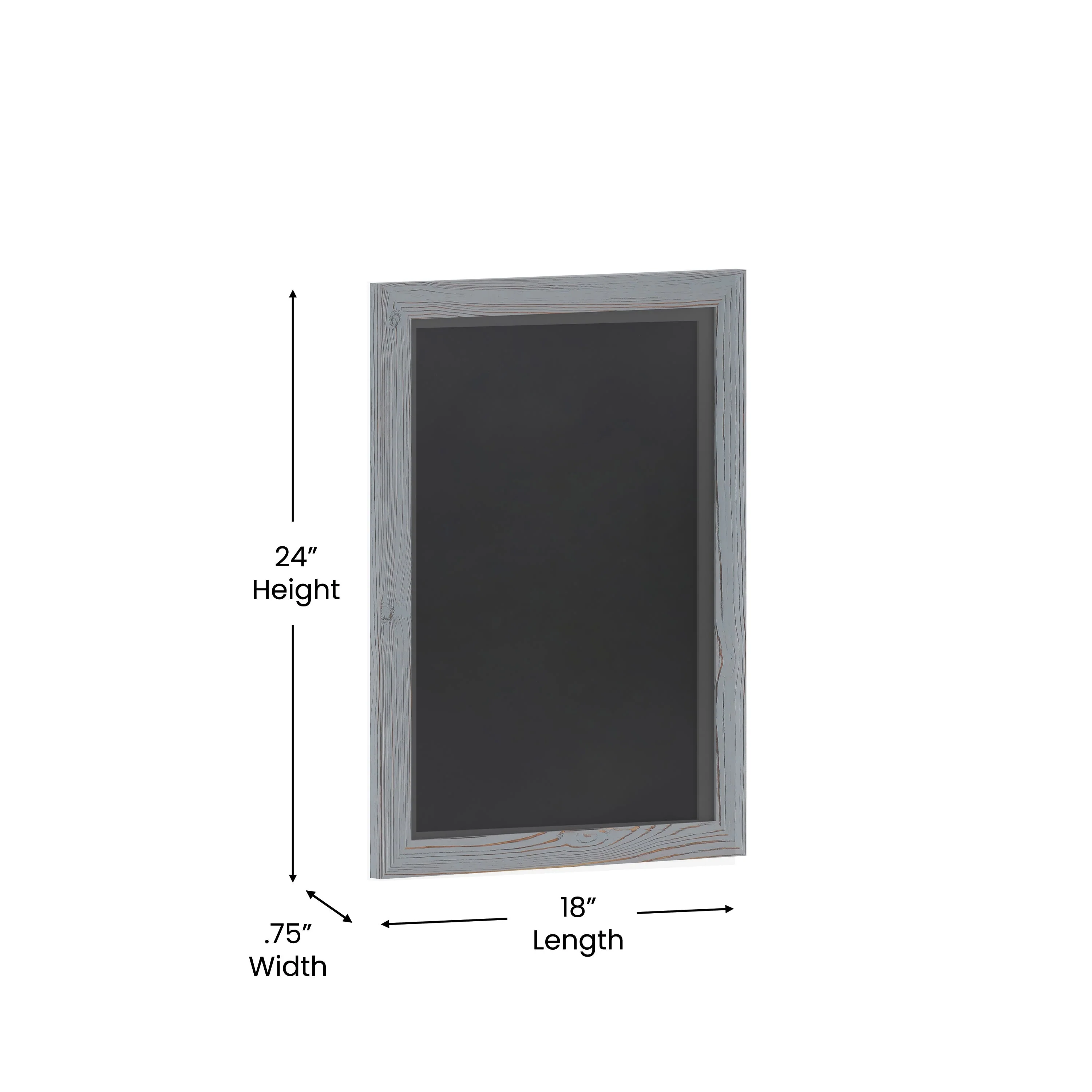 Canterbury Wall Mount Magnetic Chalkboard Sign with Eraser, Hanging Wall Chalkboard Memo Board for Home, School, or Business - Image 59