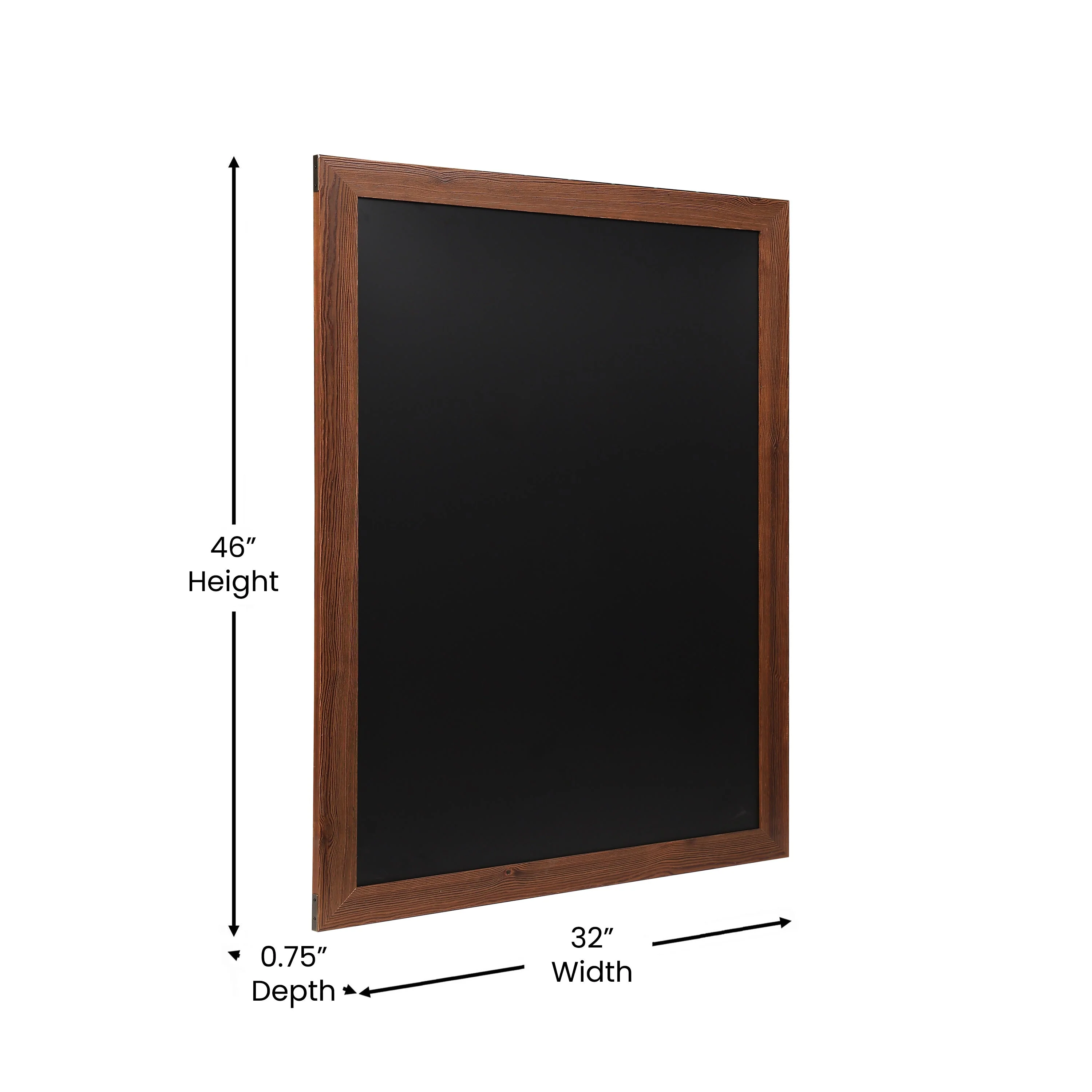 Canterbury Wall Mount Magnetic Chalkboard Sign with Eraser, Hanging Wall Chalkboard Memo Board for Home, School, or Business - Image 86