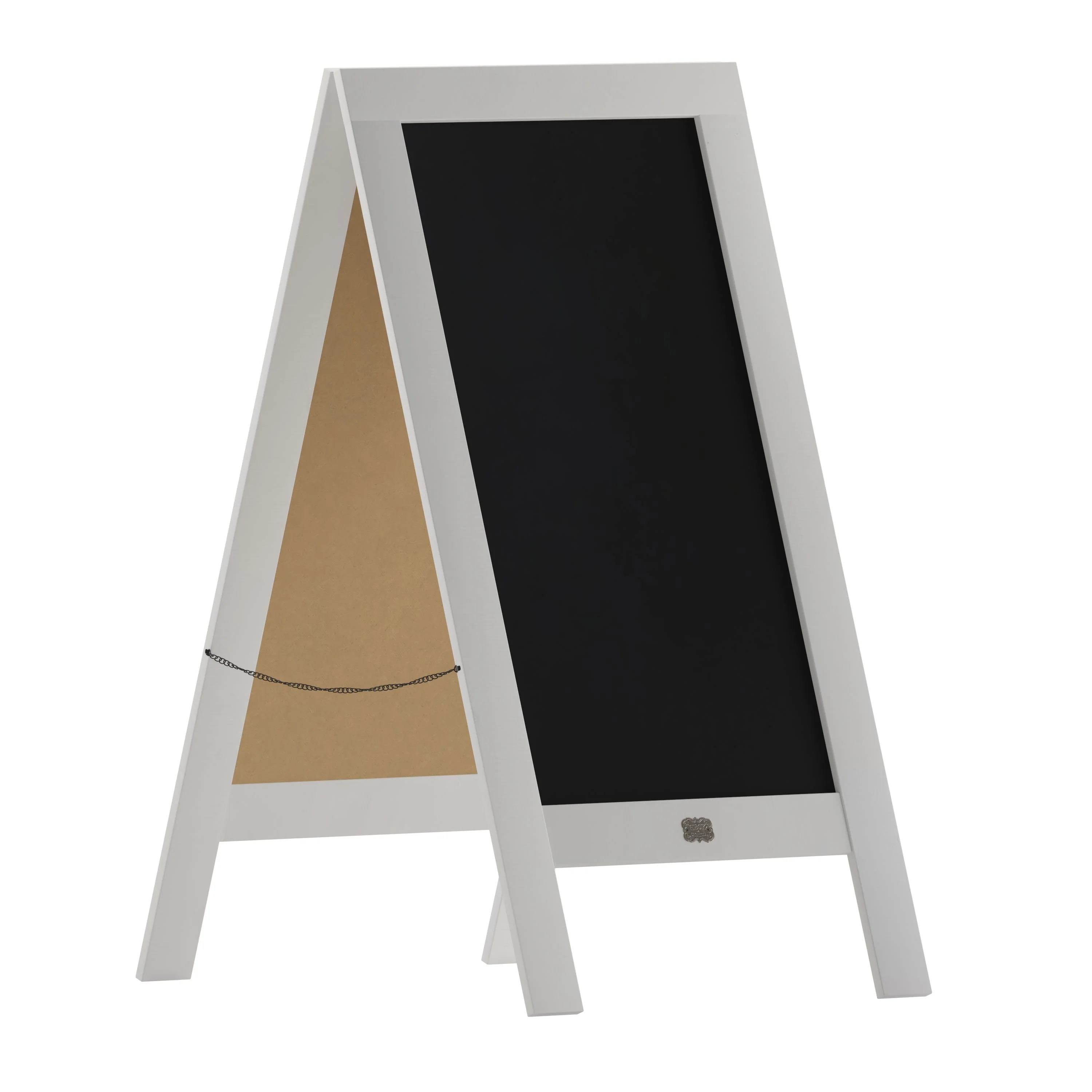 Canterbury Wooden Indoor/Outdoor A-Frame Magnetic Chalkboard Sign Set with 8 Chalk Markers, 10 Stencils, Eraser, and 2 Magnets - Image 101