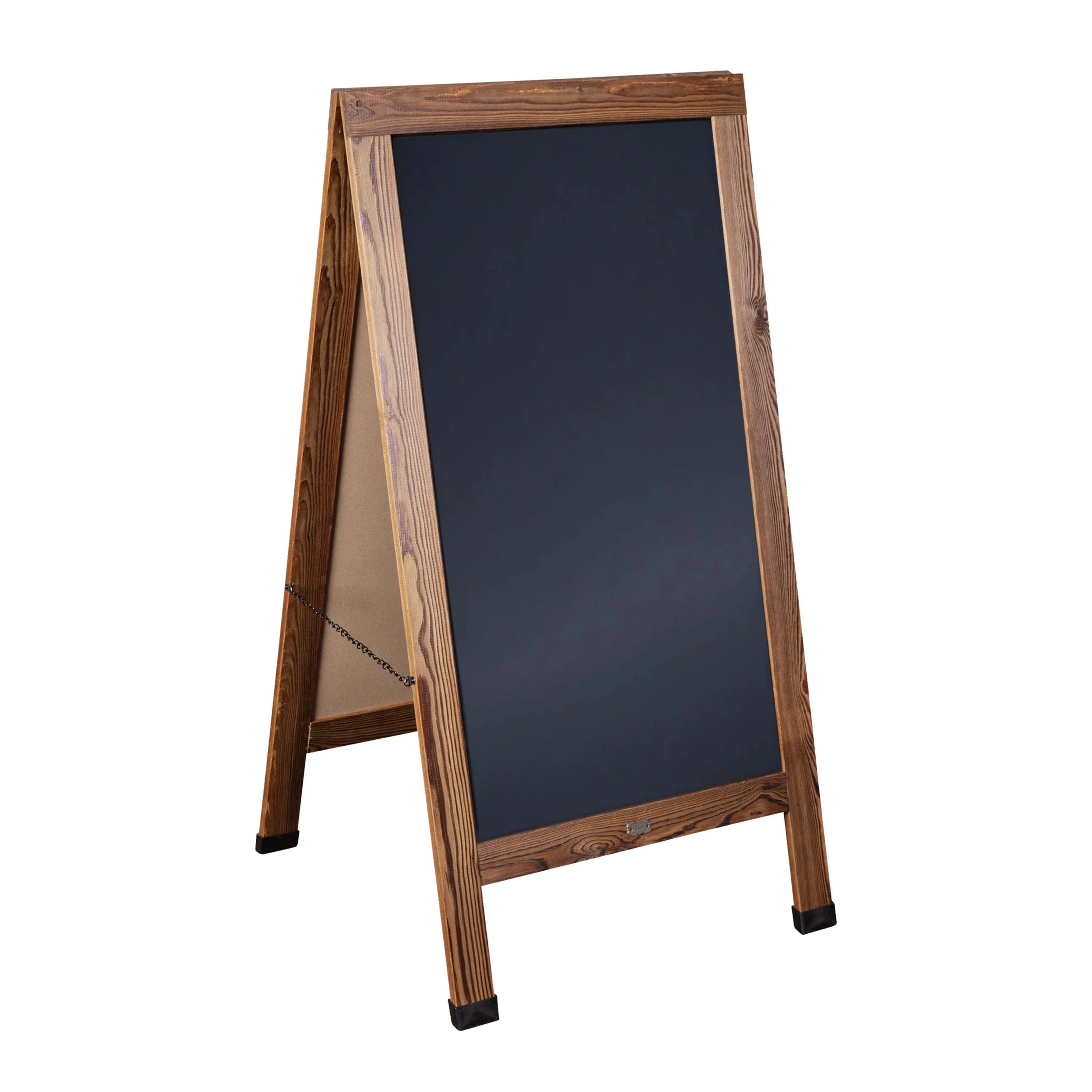 Canterbury Wooden Indoor/Outdoor A-Frame Magnetic Chalkboard Sign Set with 8 Chalk Markers, 10 Stencils, Eraser, and 2 Magnets - Image 19